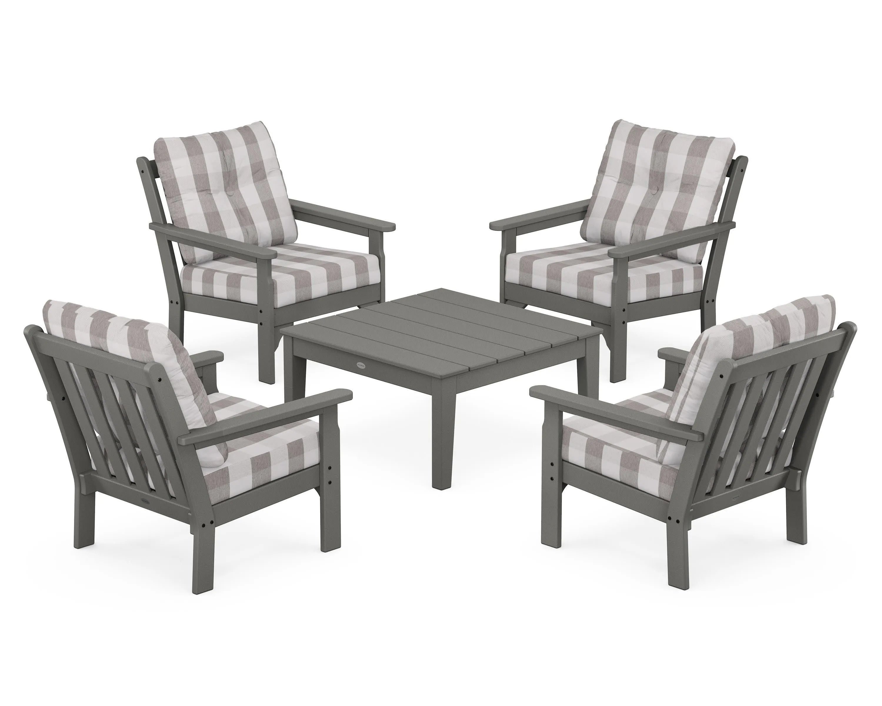 Vineyard 5-Piece Deep Seating Conversation Set