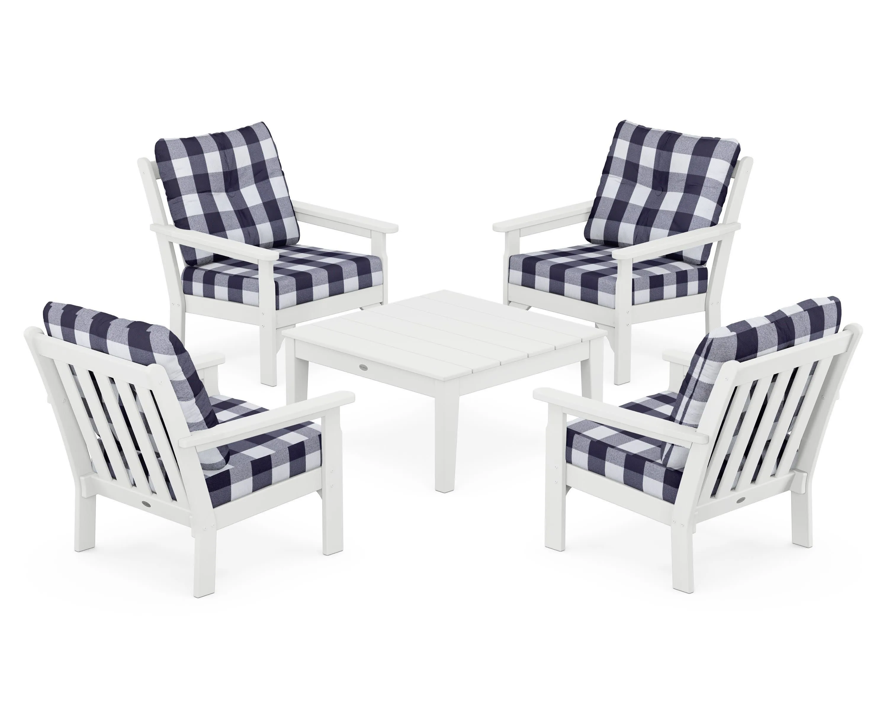 Vineyard 5-Piece Deep Seating Conversation Set
