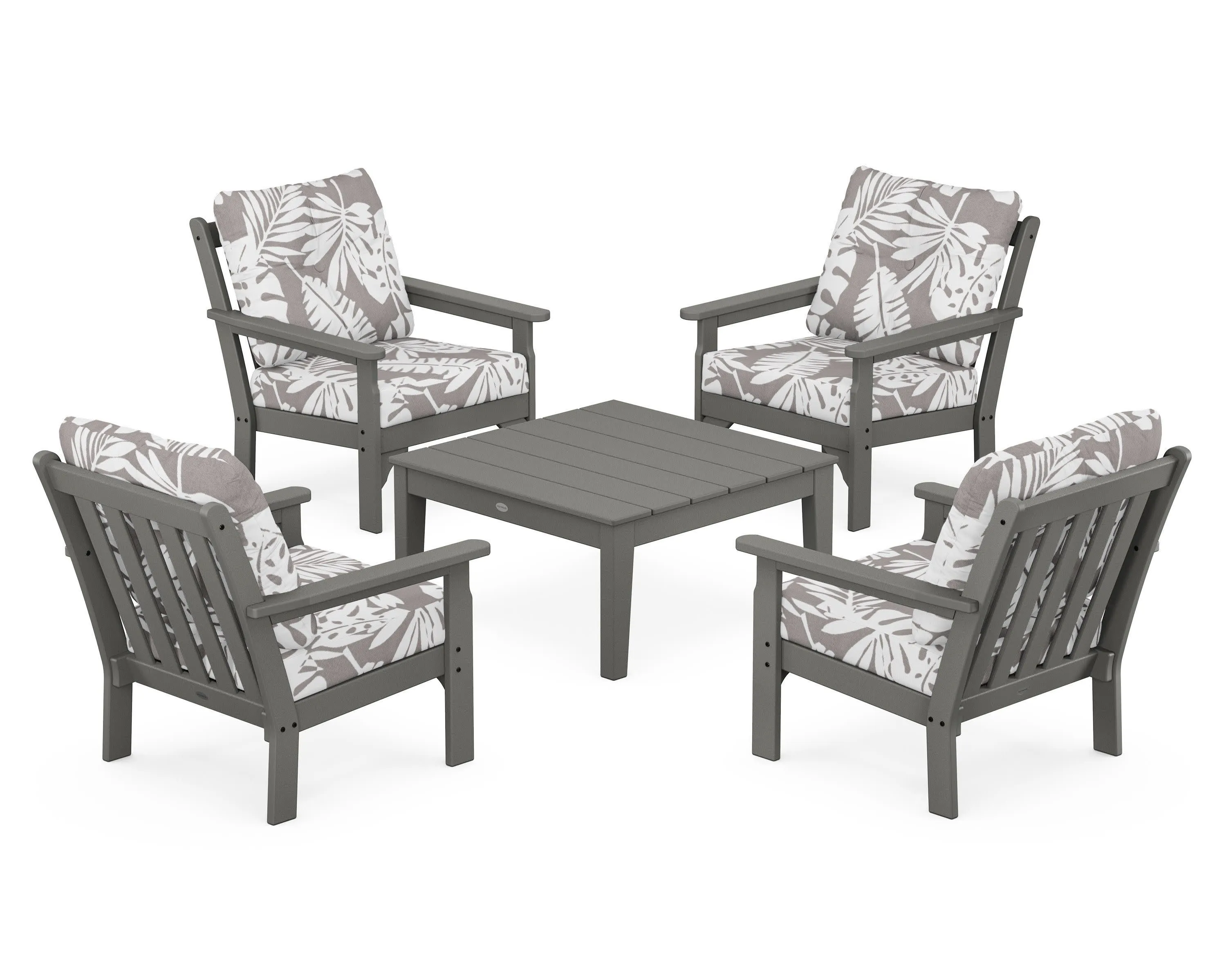 Vineyard 5-Piece Deep Seating Conversation Set