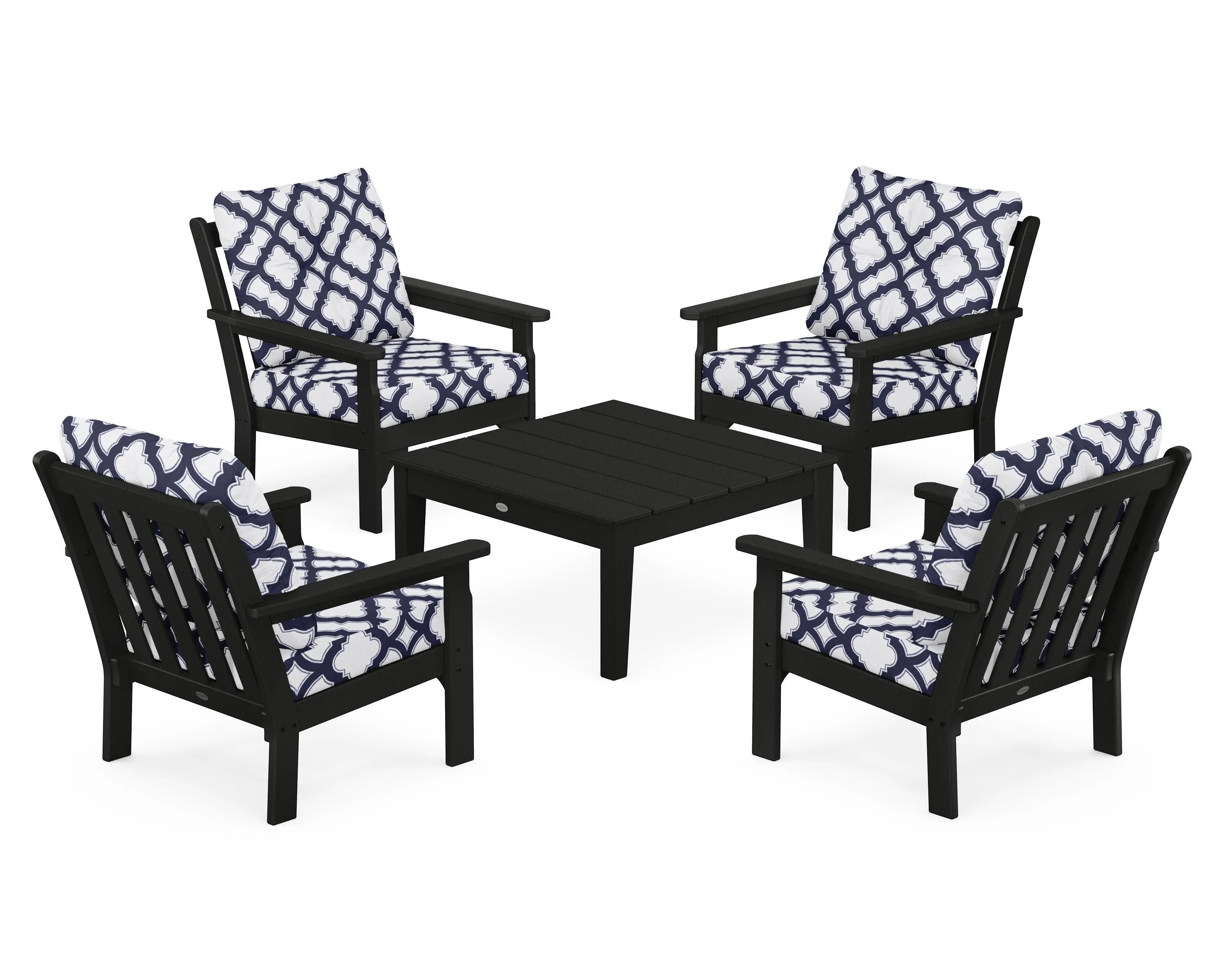 Vineyard 5-Piece Deep Seating Conversation Set