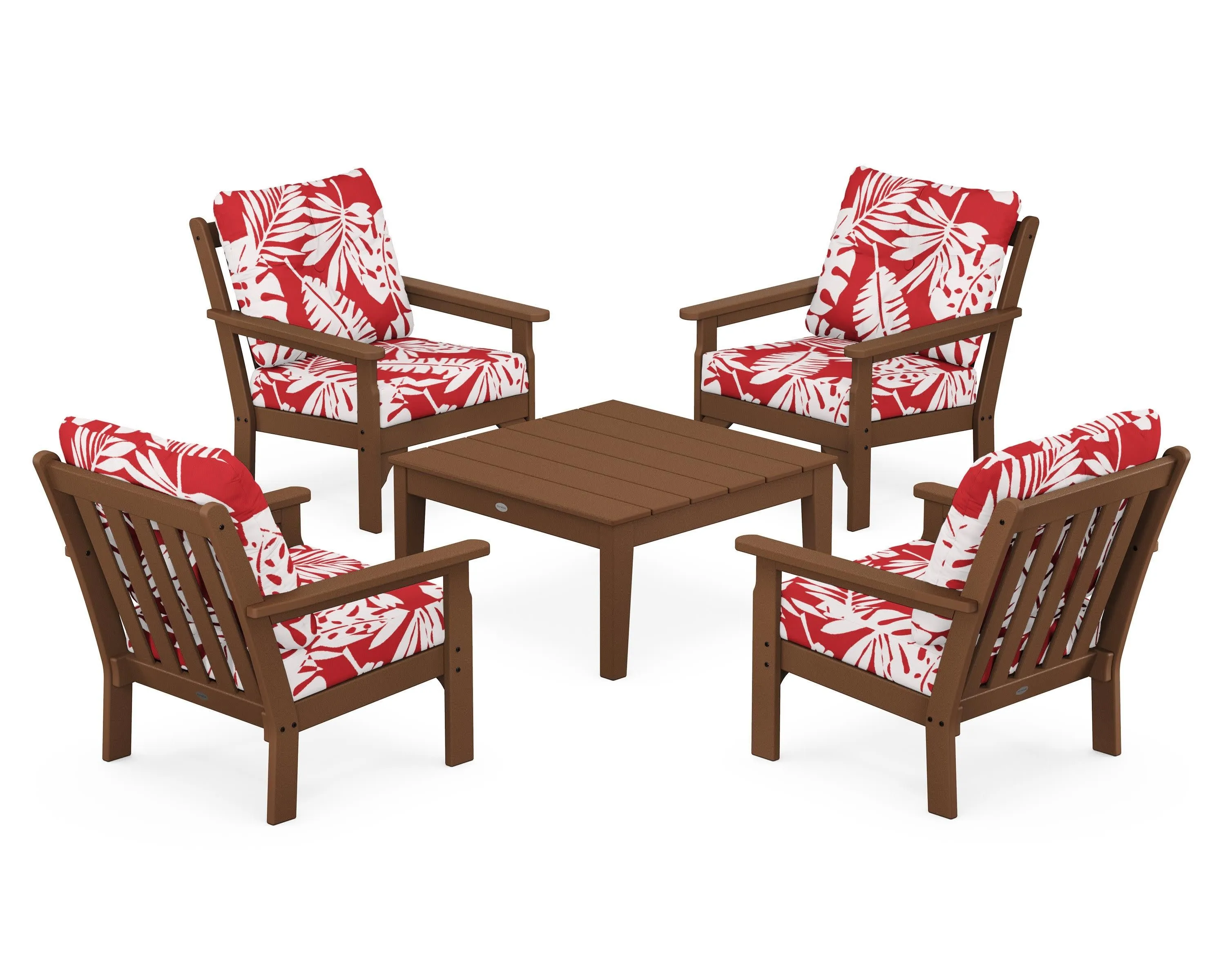 Vineyard 5-Piece Deep Seating Conversation Set