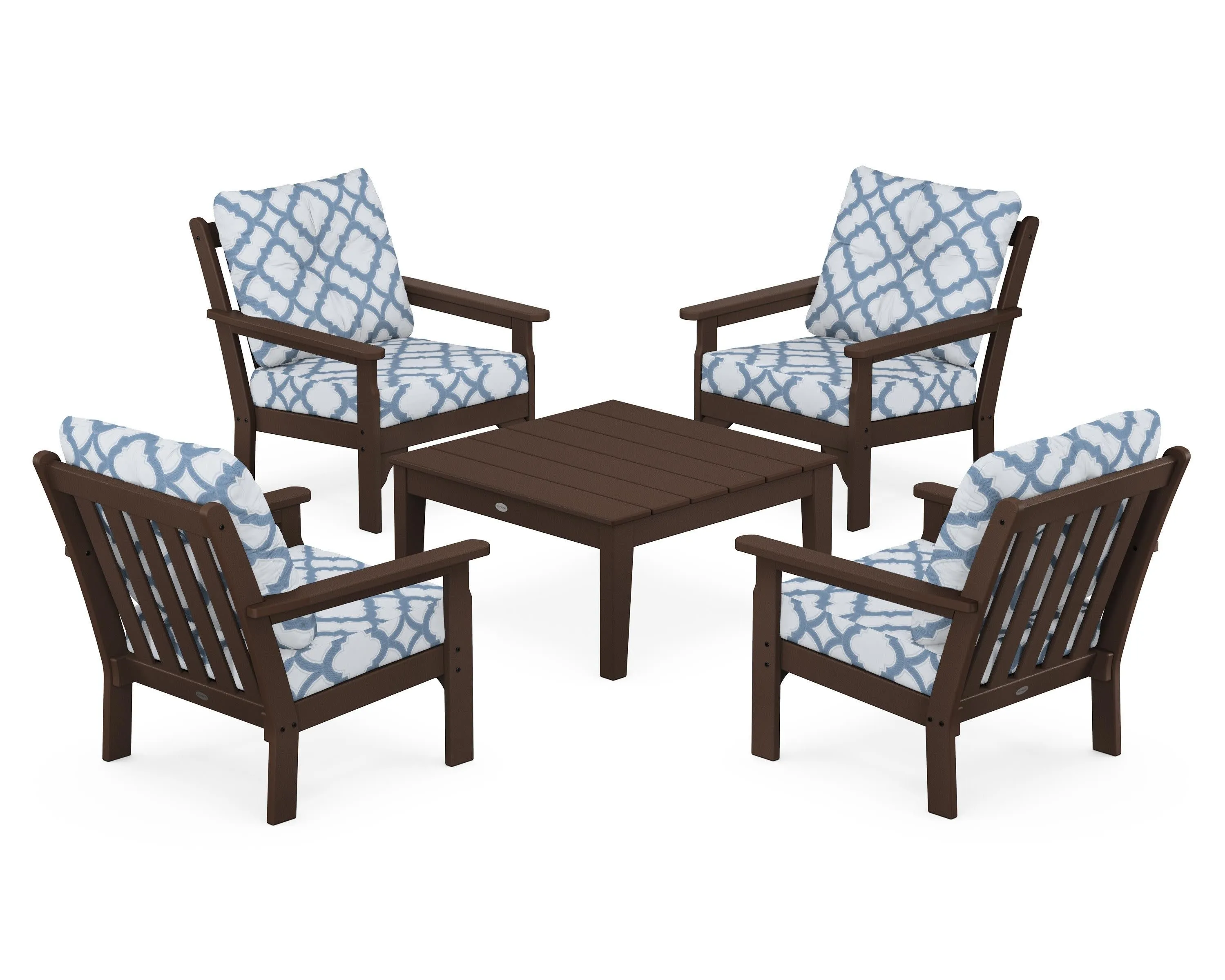Vineyard 5-Piece Deep Seating Conversation Set