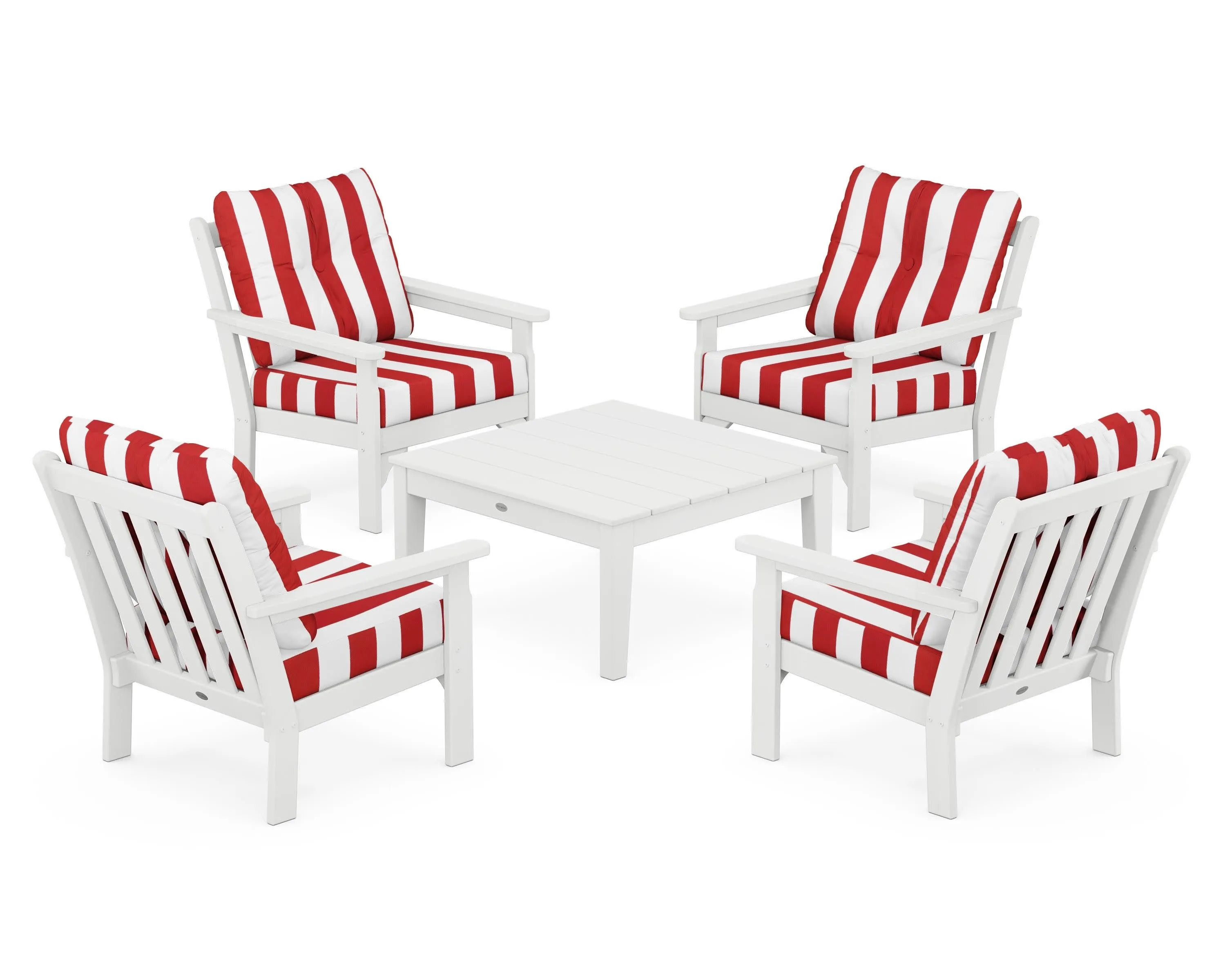 Vineyard 5-Piece Deep Seating Conversation Set
