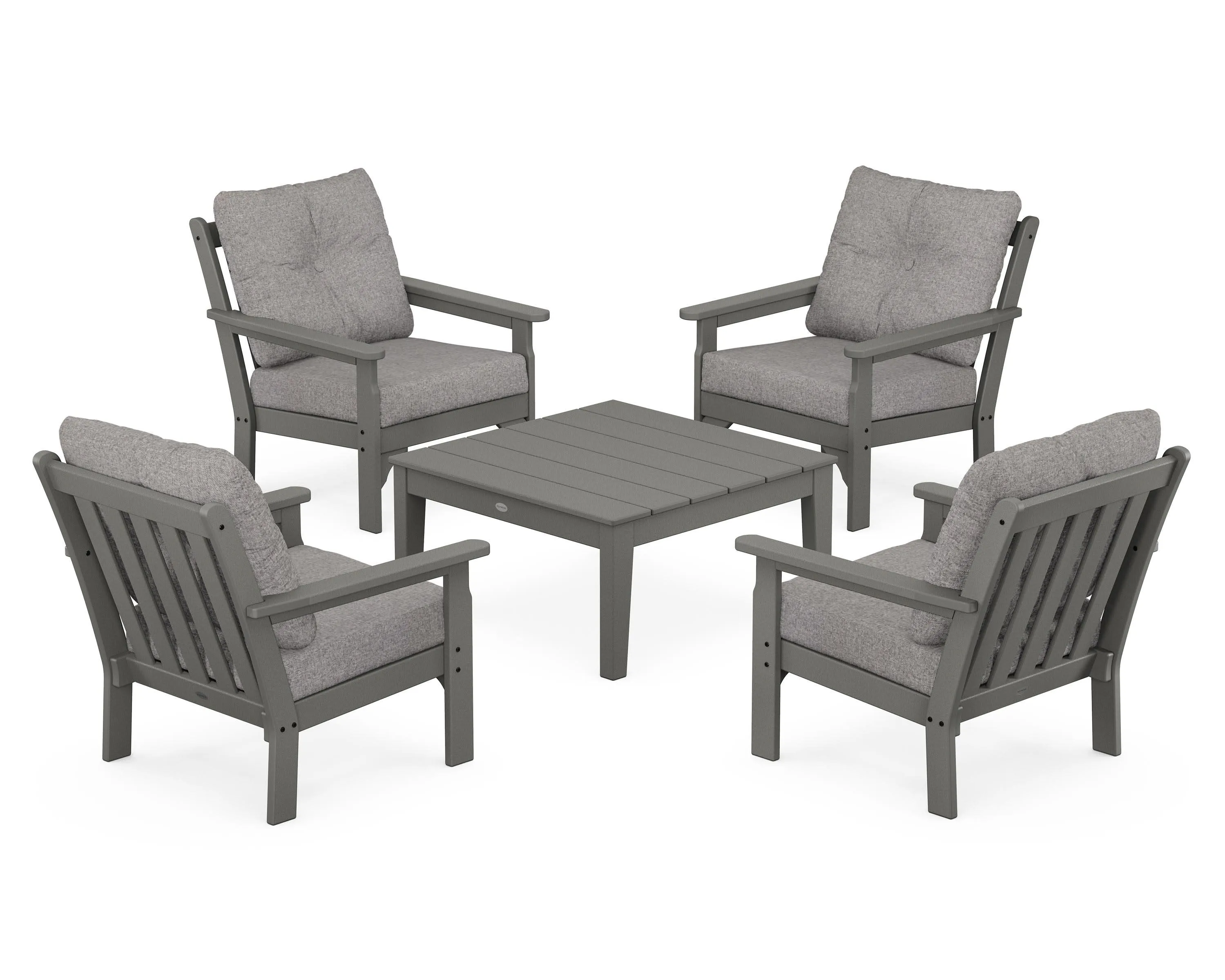 Vineyard 5-Piece Deep Seating Conversation Set