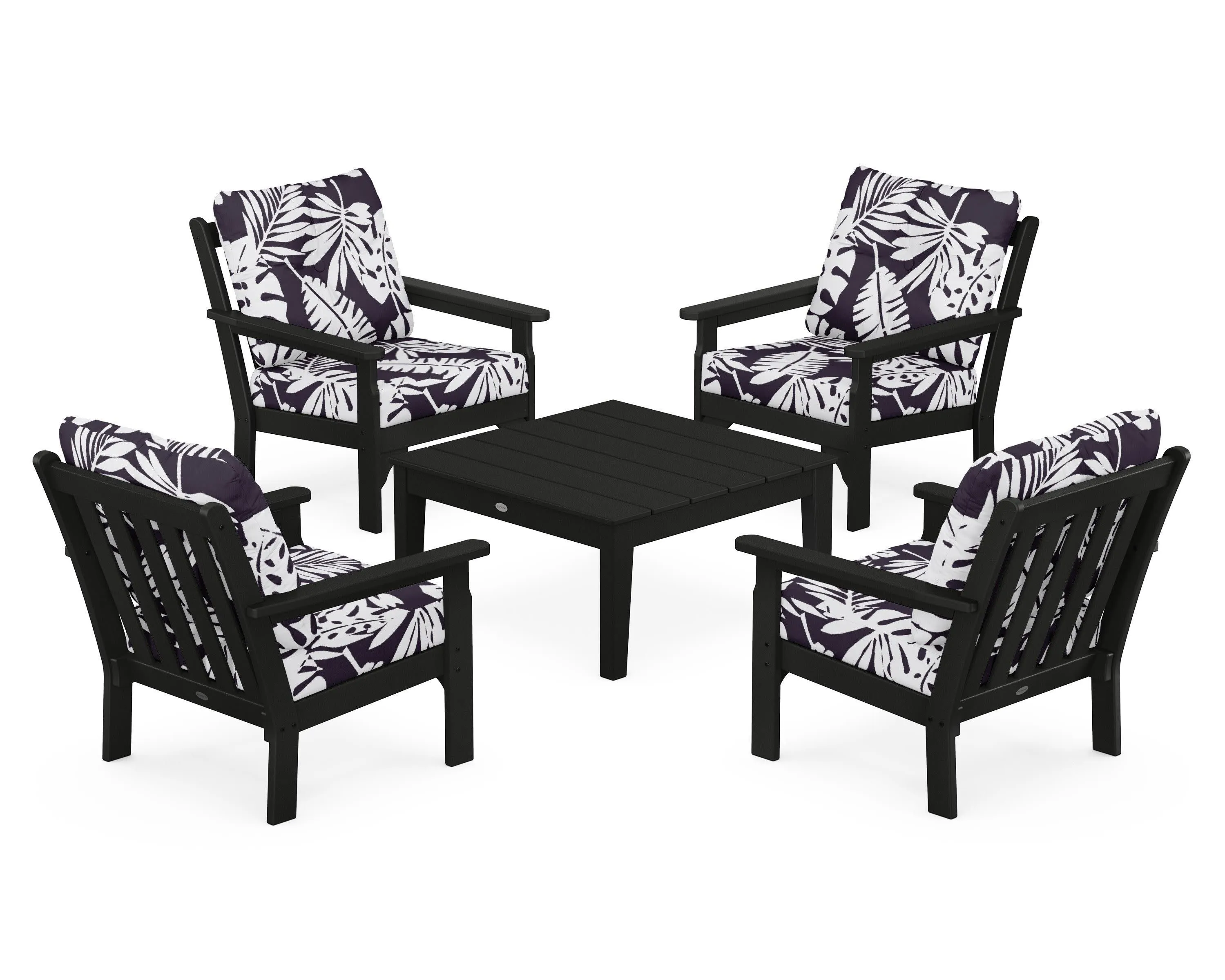Vineyard 5-Piece Deep Seating Conversation Set