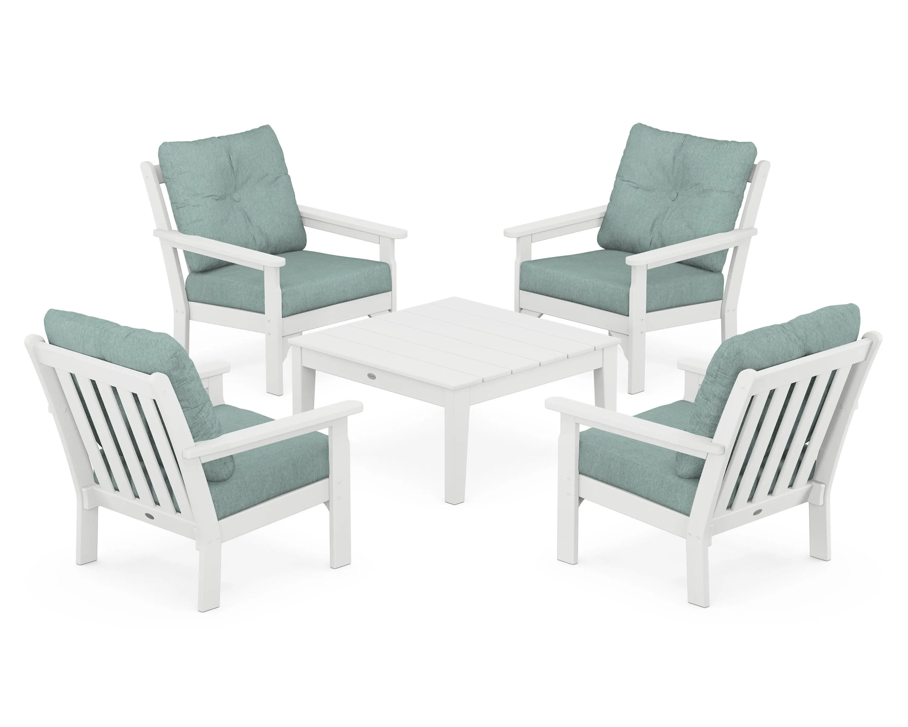 Vineyard 5-Piece Deep Seating Conversation Set