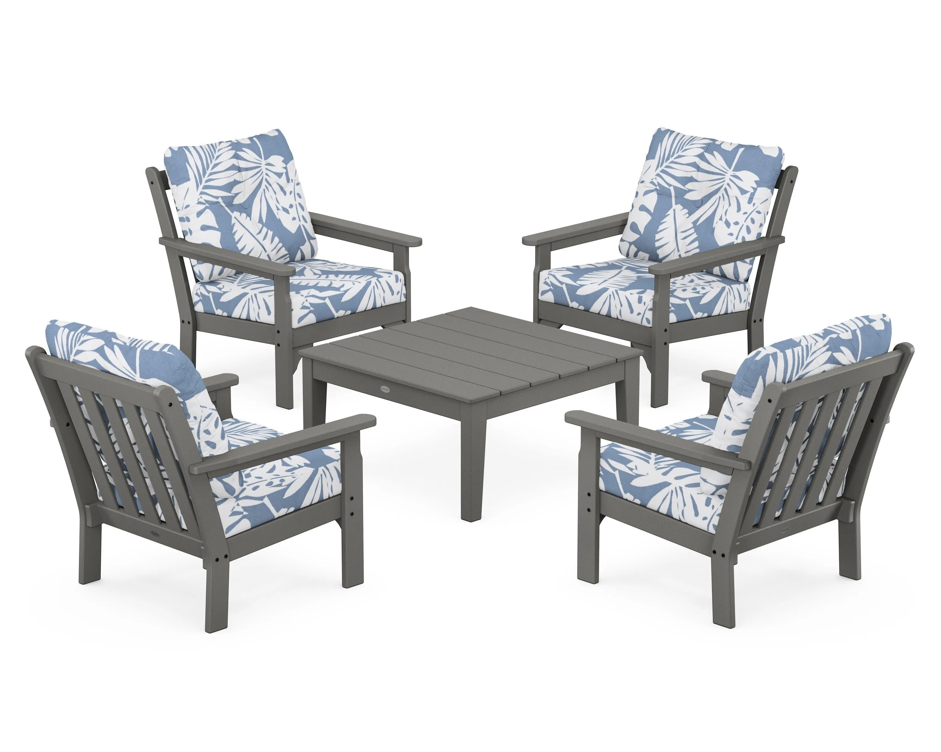 Vineyard 5-Piece Deep Seating Conversation Set