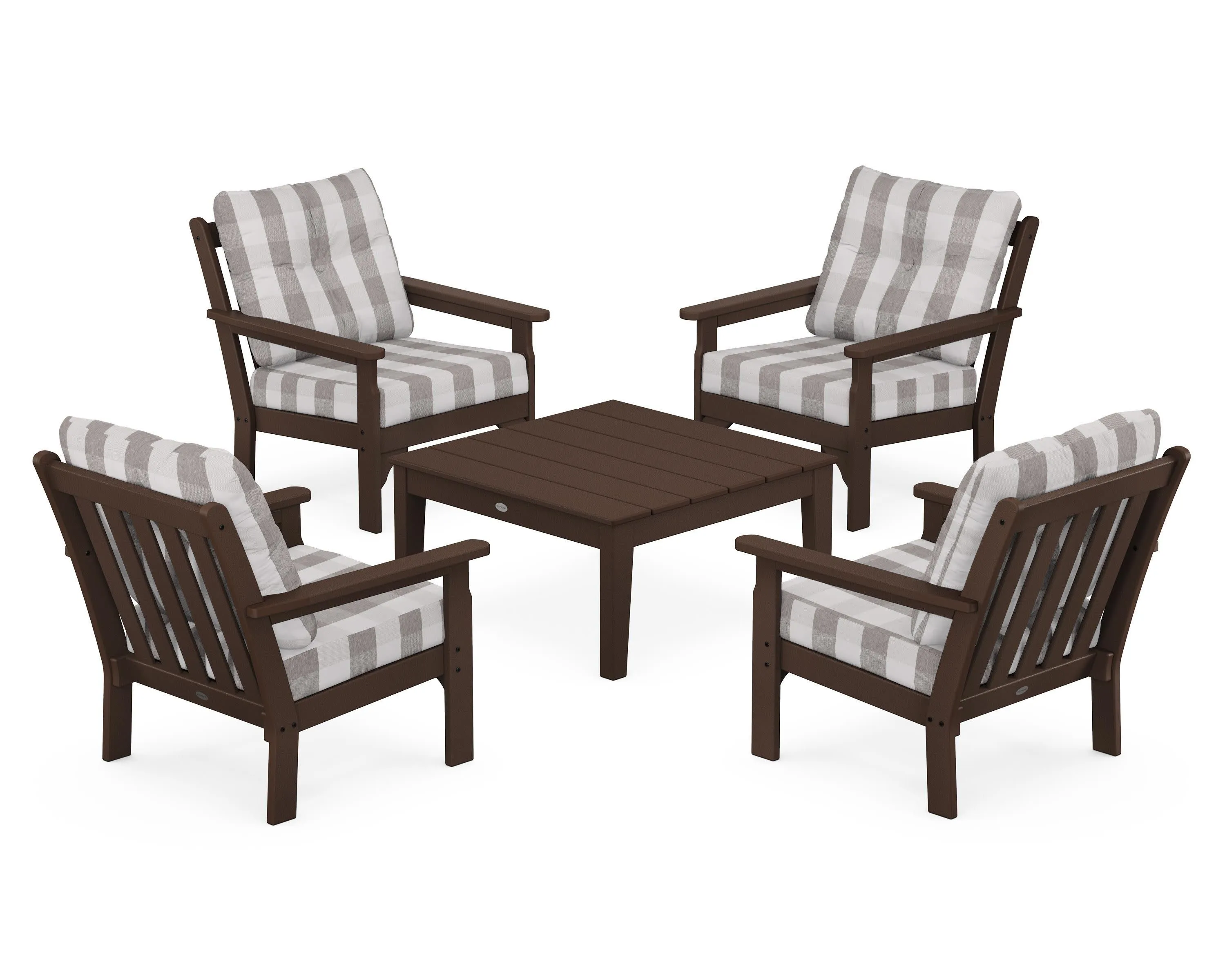 Vineyard 5-Piece Deep Seating Conversation Set