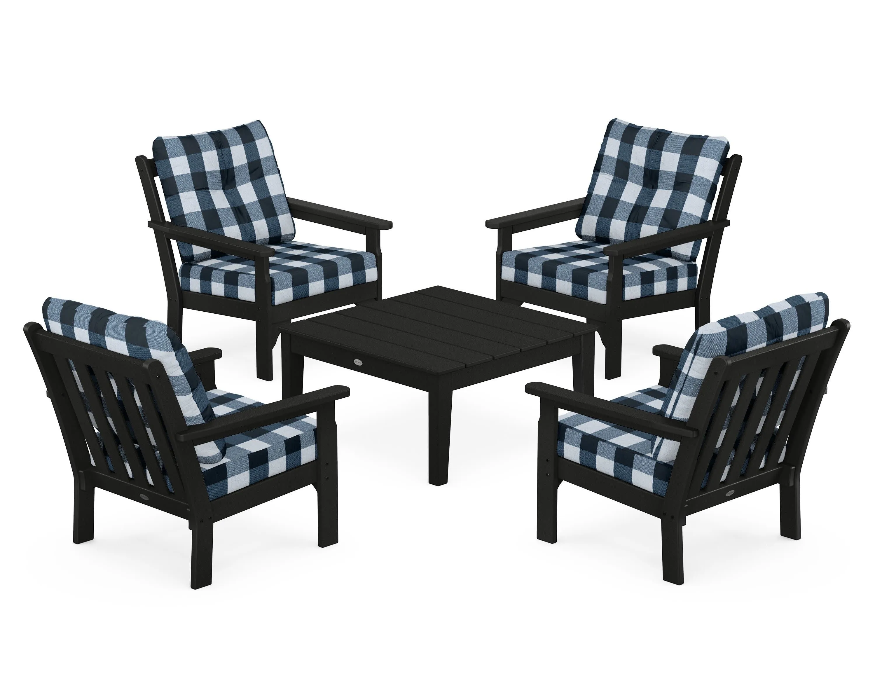 Vineyard 5-Piece Deep Seating Conversation Set