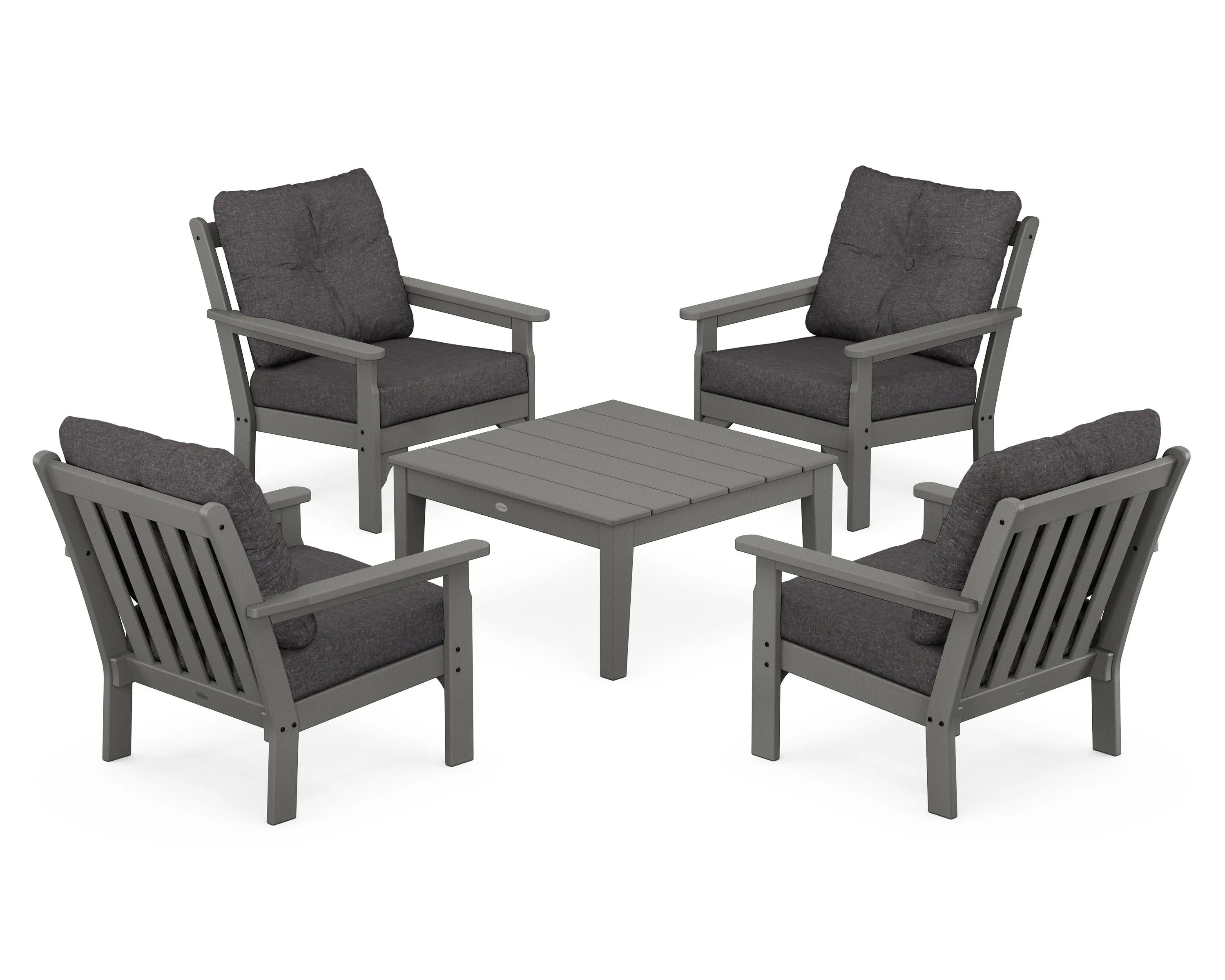 Vineyard 5-Piece Deep Seating Conversation Set