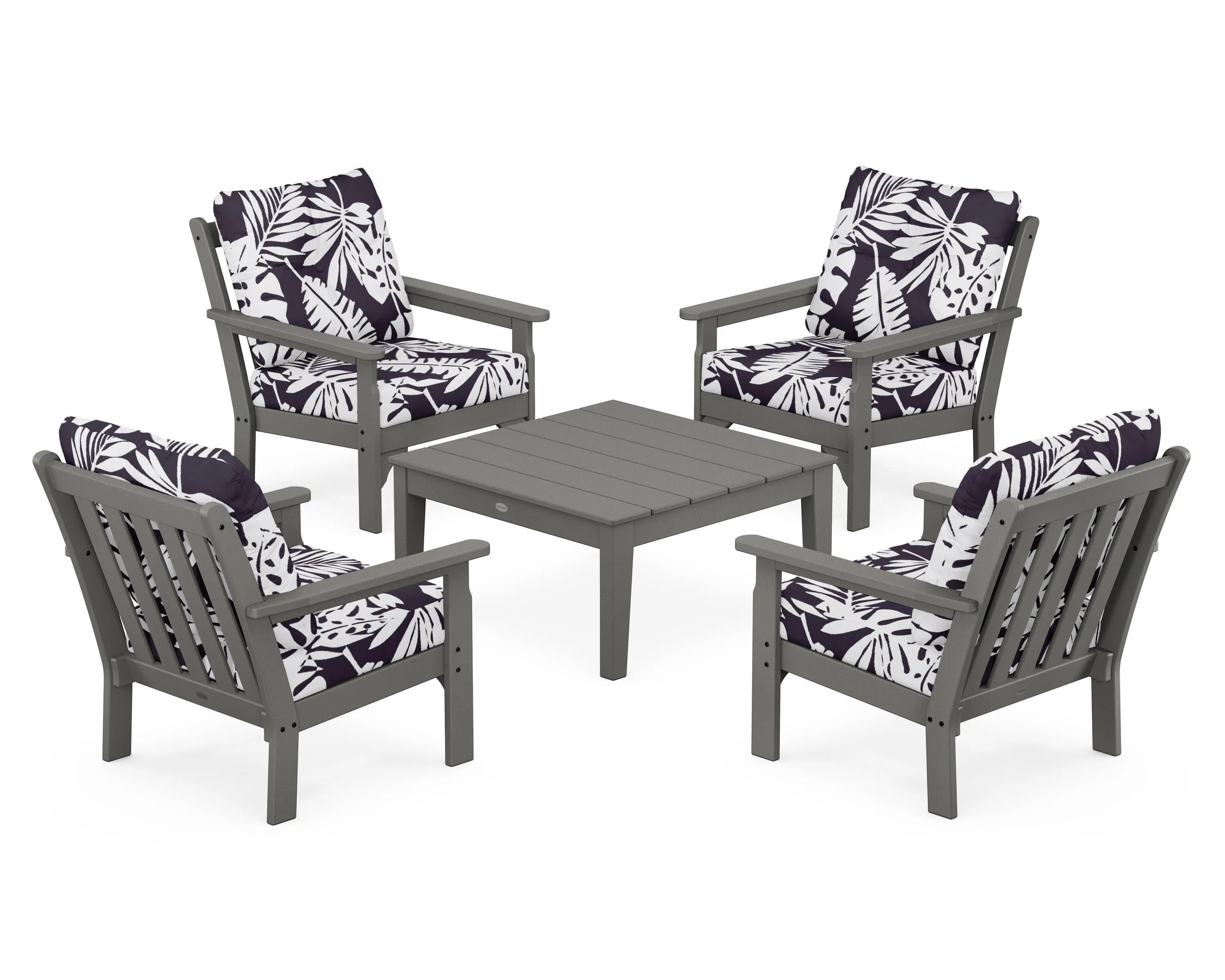 Vineyard 5-Piece Deep Seating Conversation Set