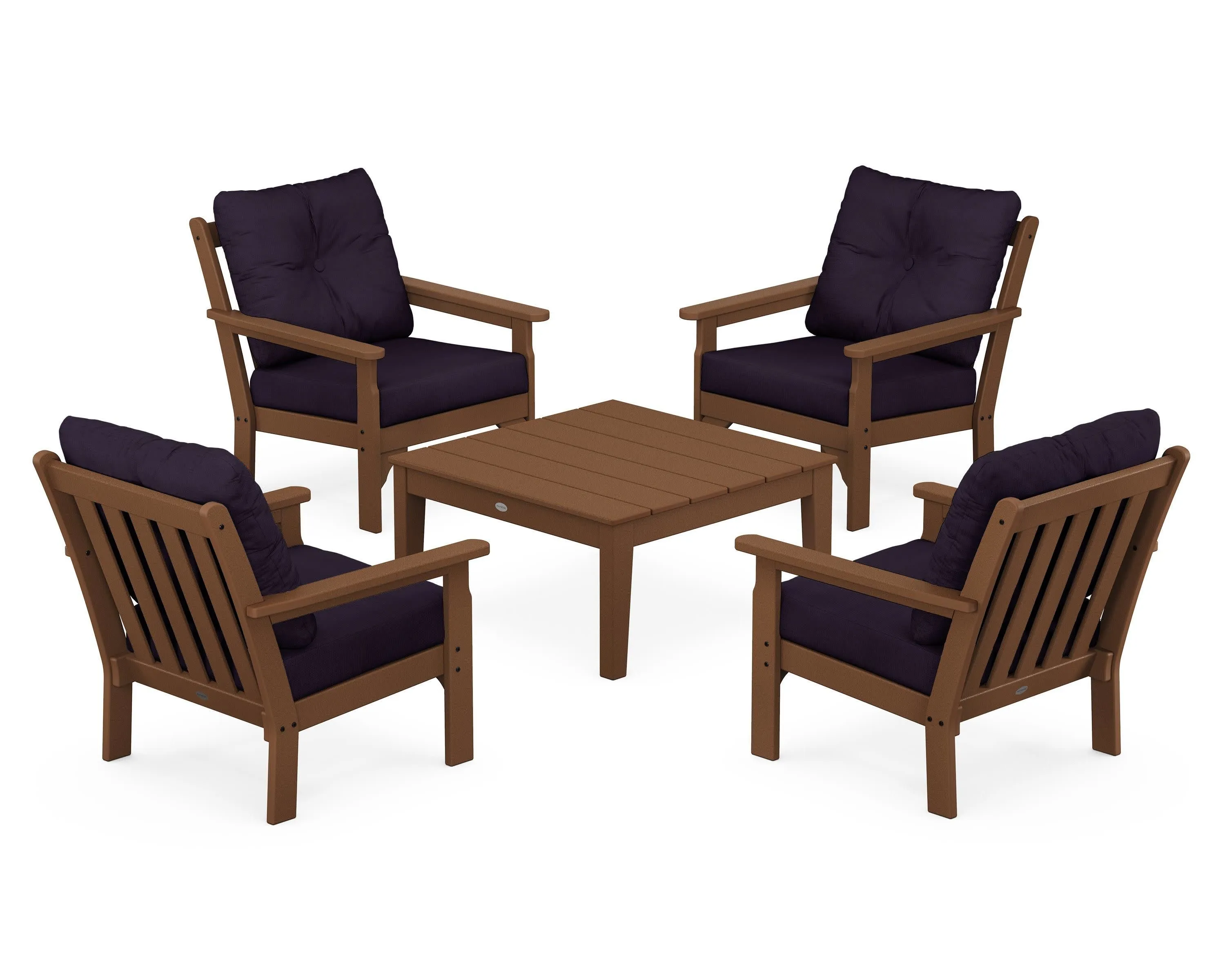 Vineyard 5-Piece Deep Seating Conversation Set