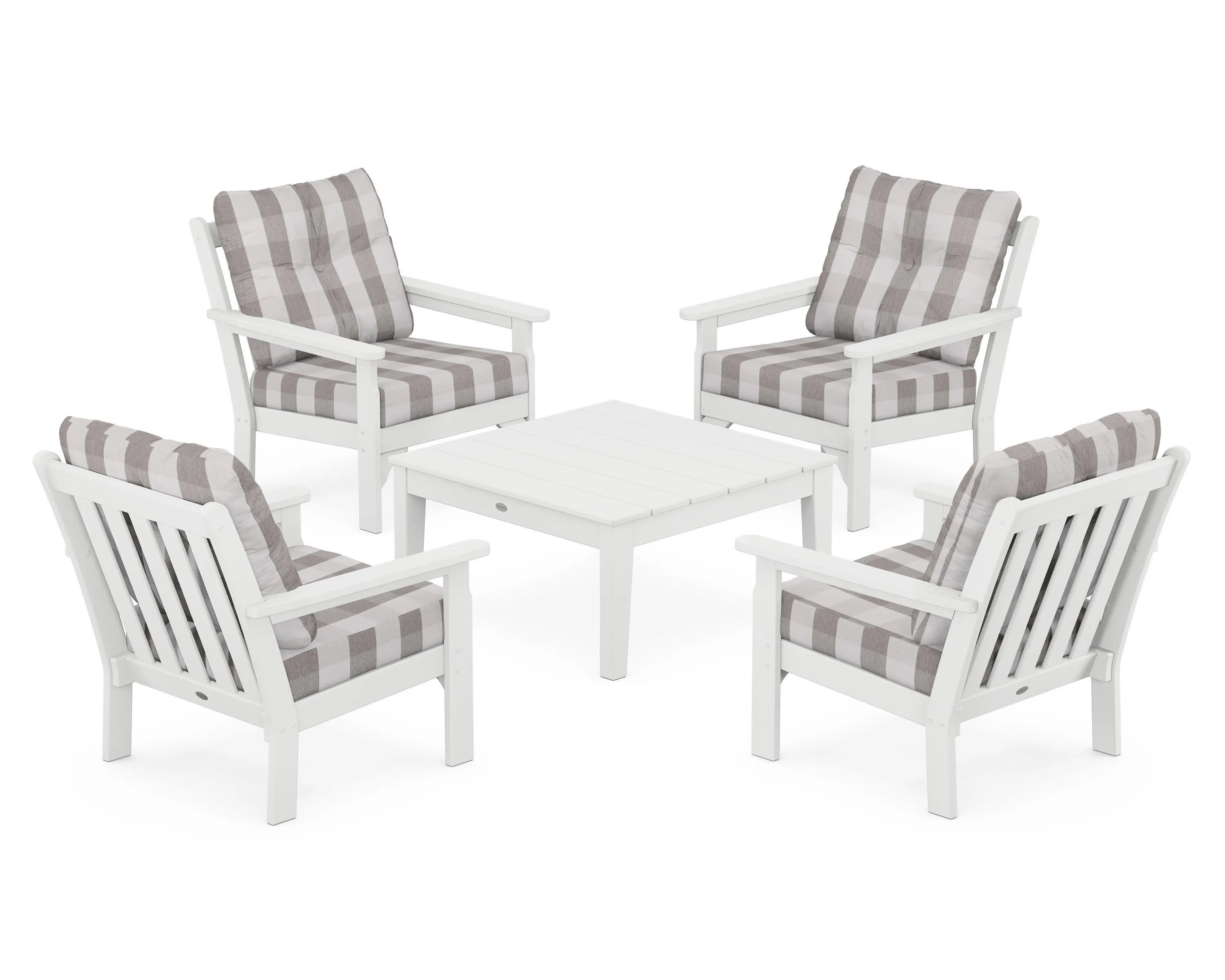 Vineyard 5-Piece Deep Seating Conversation Set