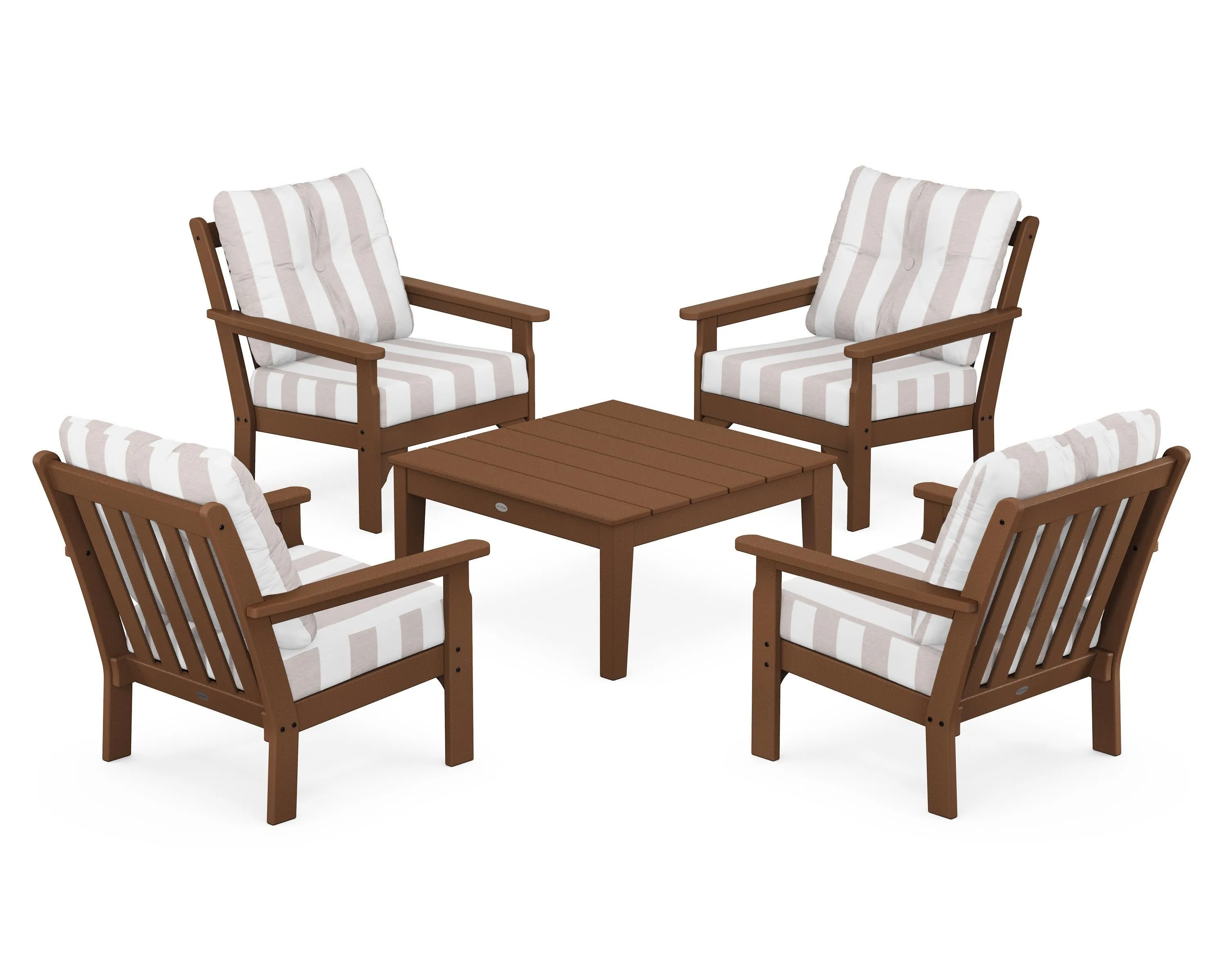 Vineyard 5-Piece Deep Seating Conversation Set