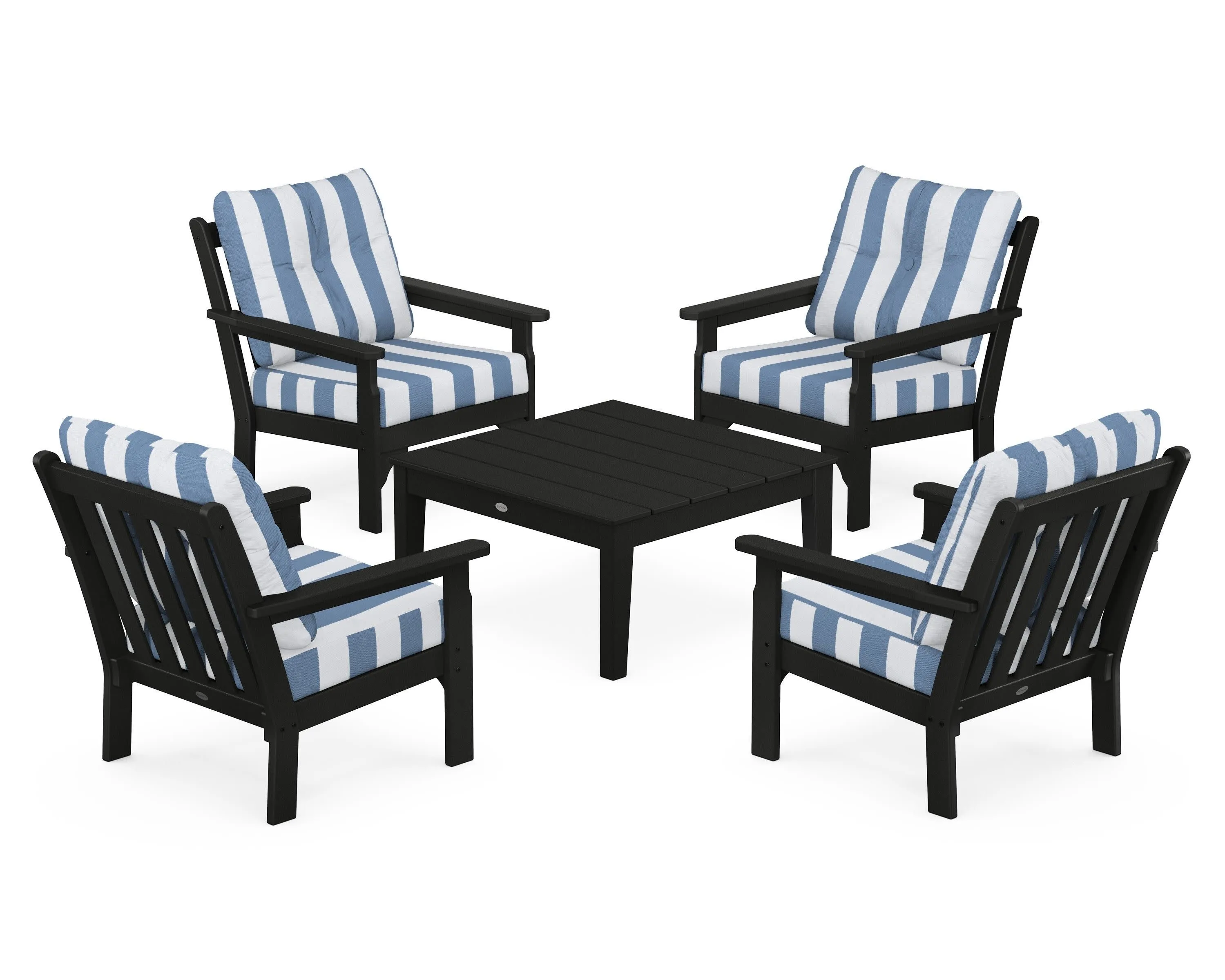 Vineyard 5-Piece Deep Seating Conversation Set