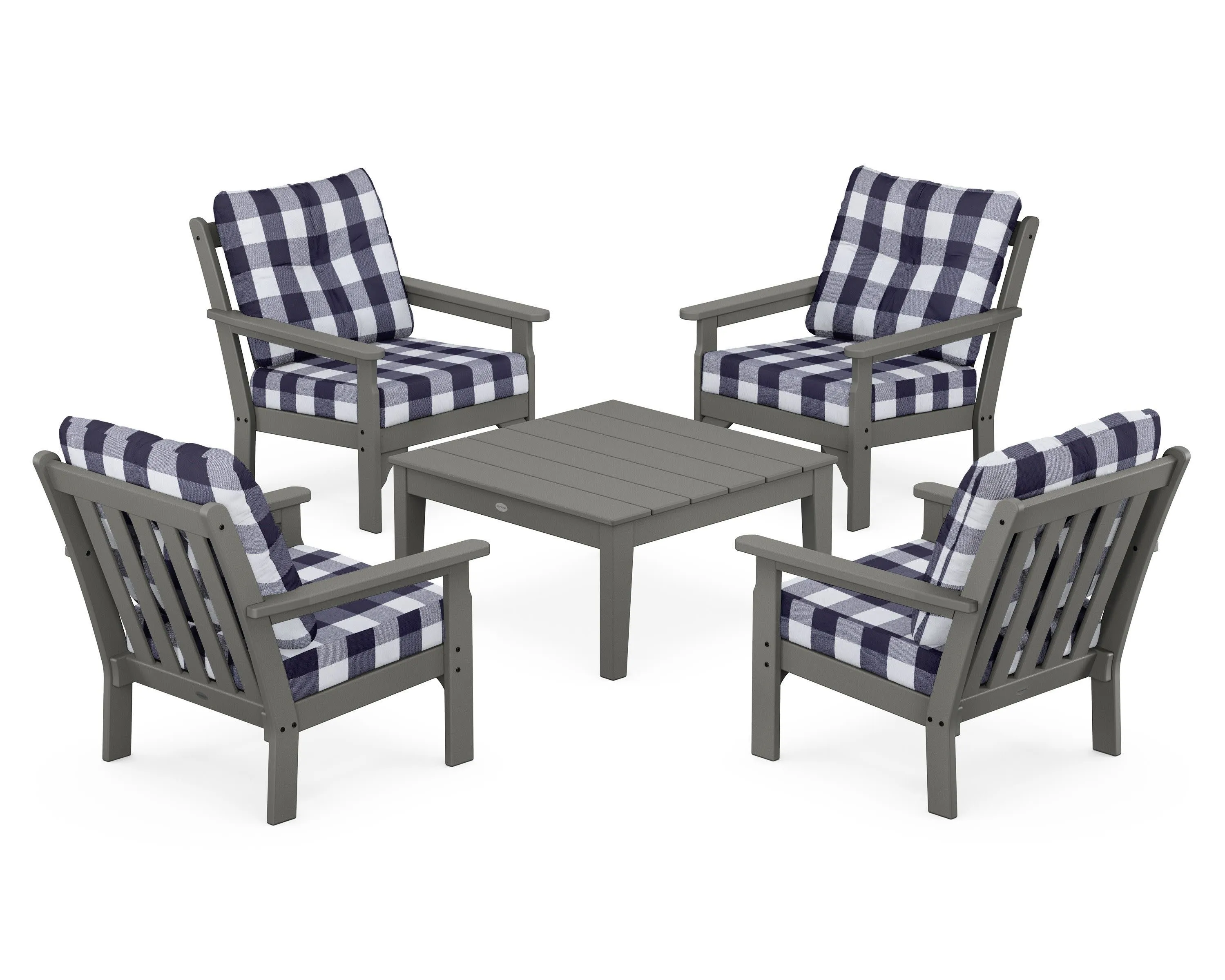 Vineyard 5-Piece Deep Seating Conversation Set