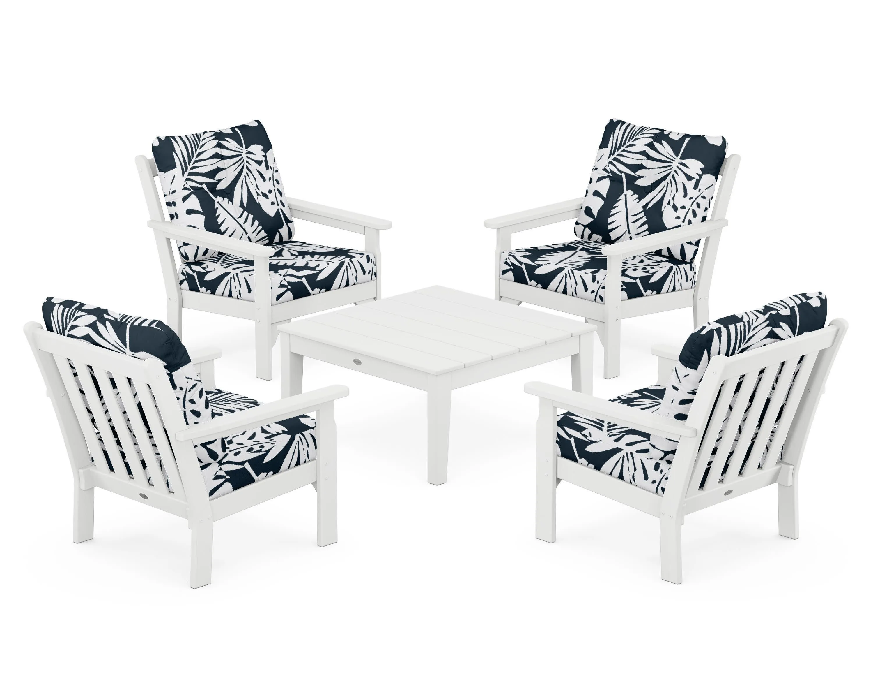 Vineyard 5-Piece Deep Seating Conversation Set