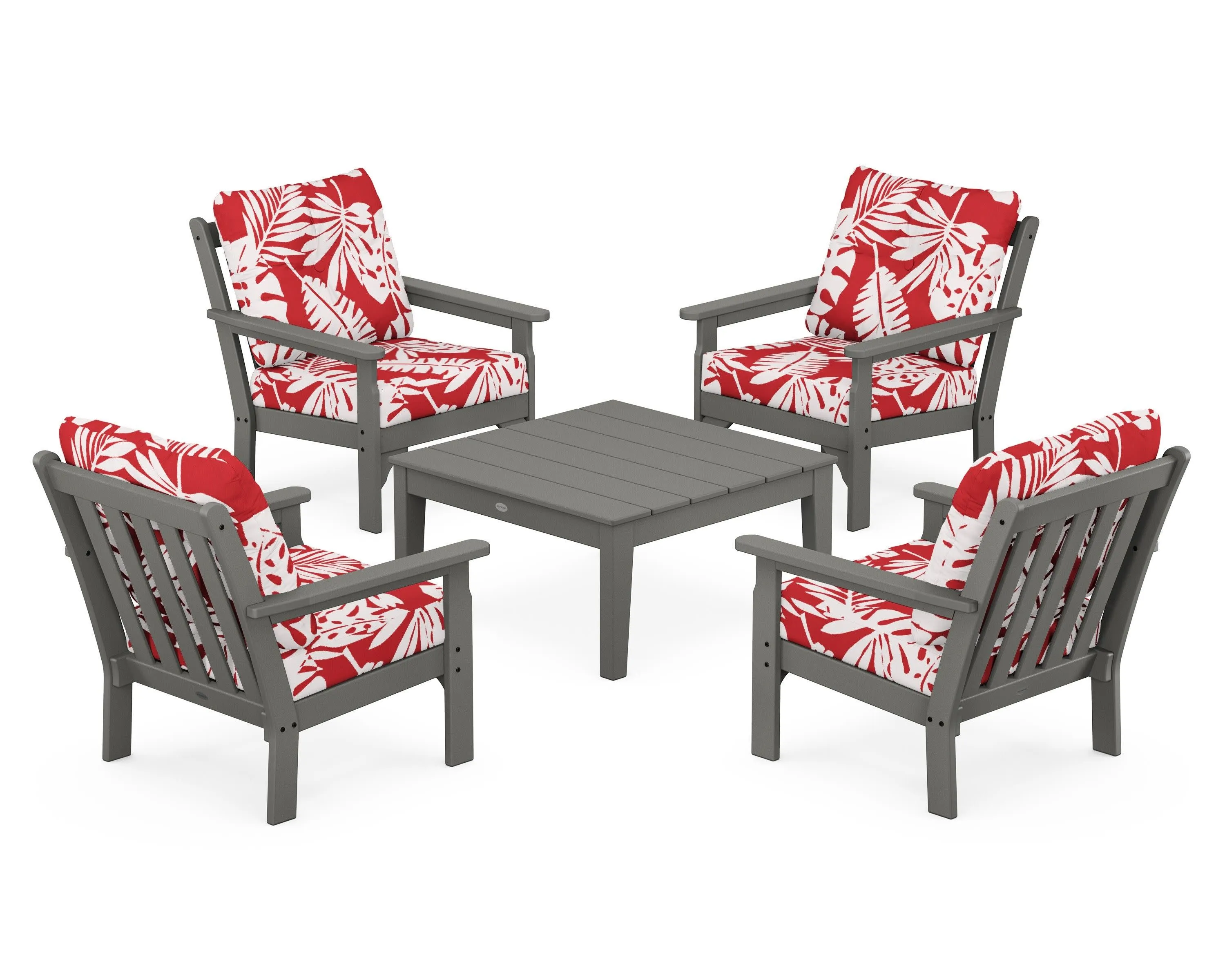 Vineyard 5-Piece Deep Seating Conversation Set