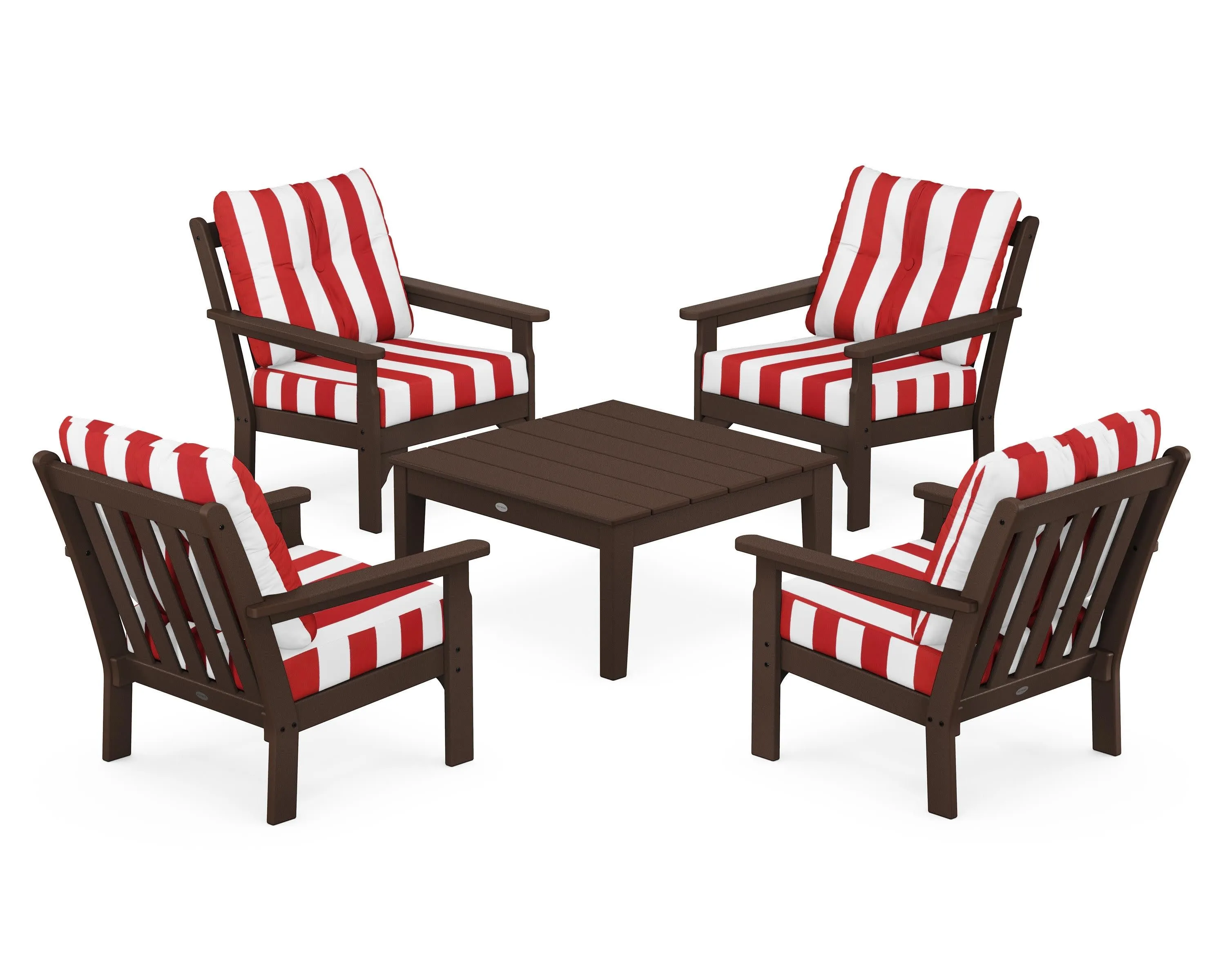 Vineyard 5-Piece Deep Seating Conversation Set