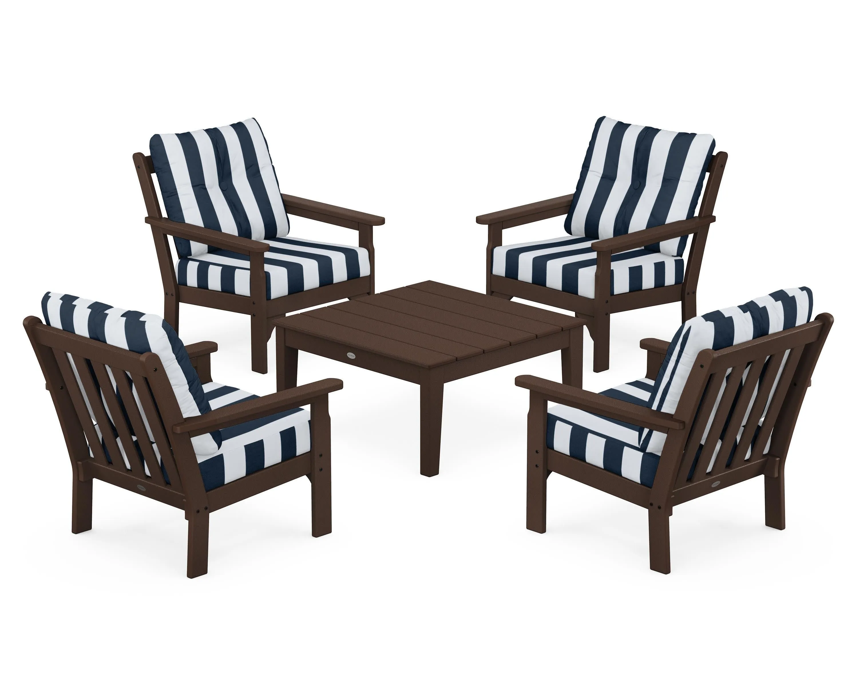 Vineyard 5-Piece Deep Seating Conversation Set