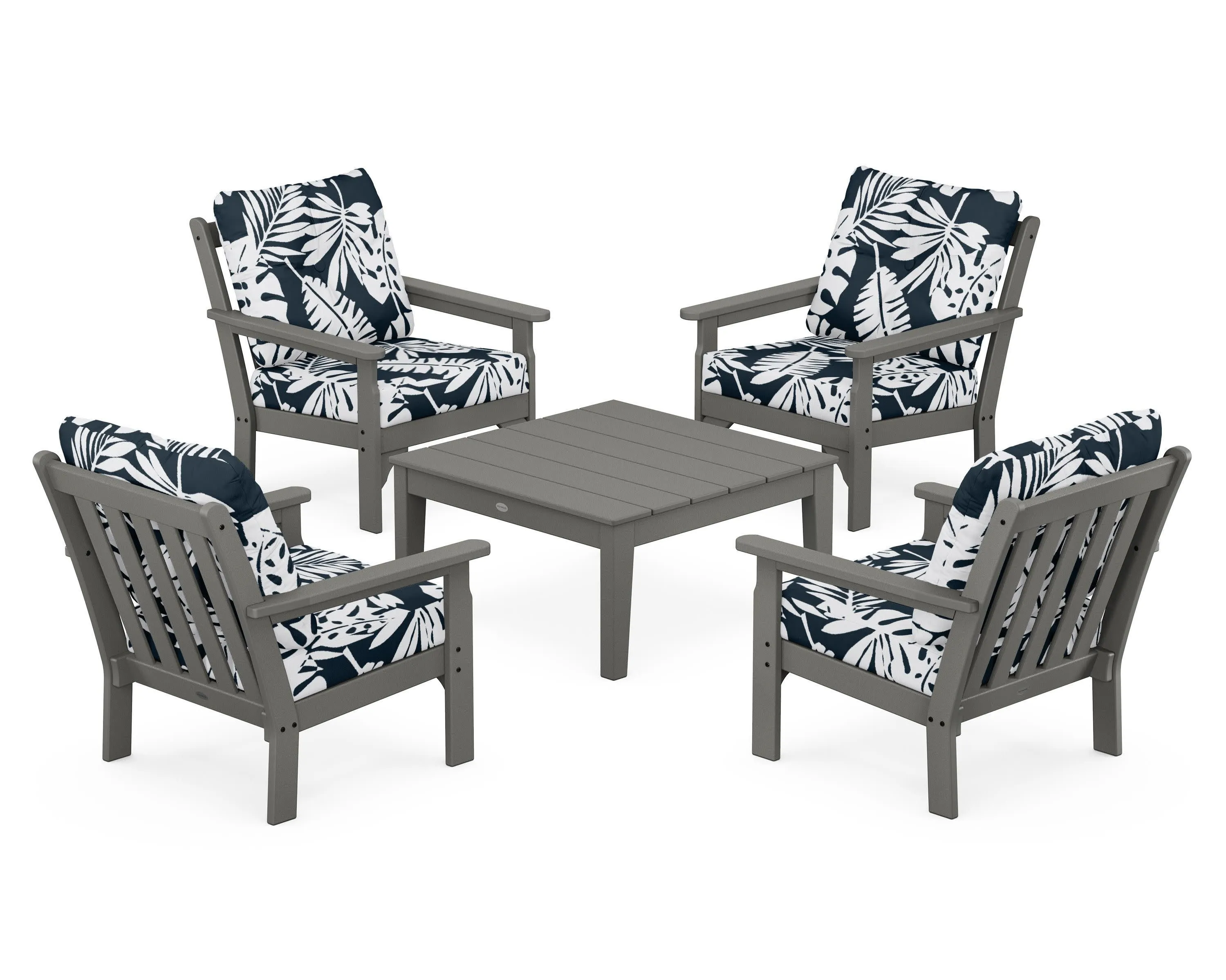 Vineyard 5-Piece Deep Seating Conversation Set