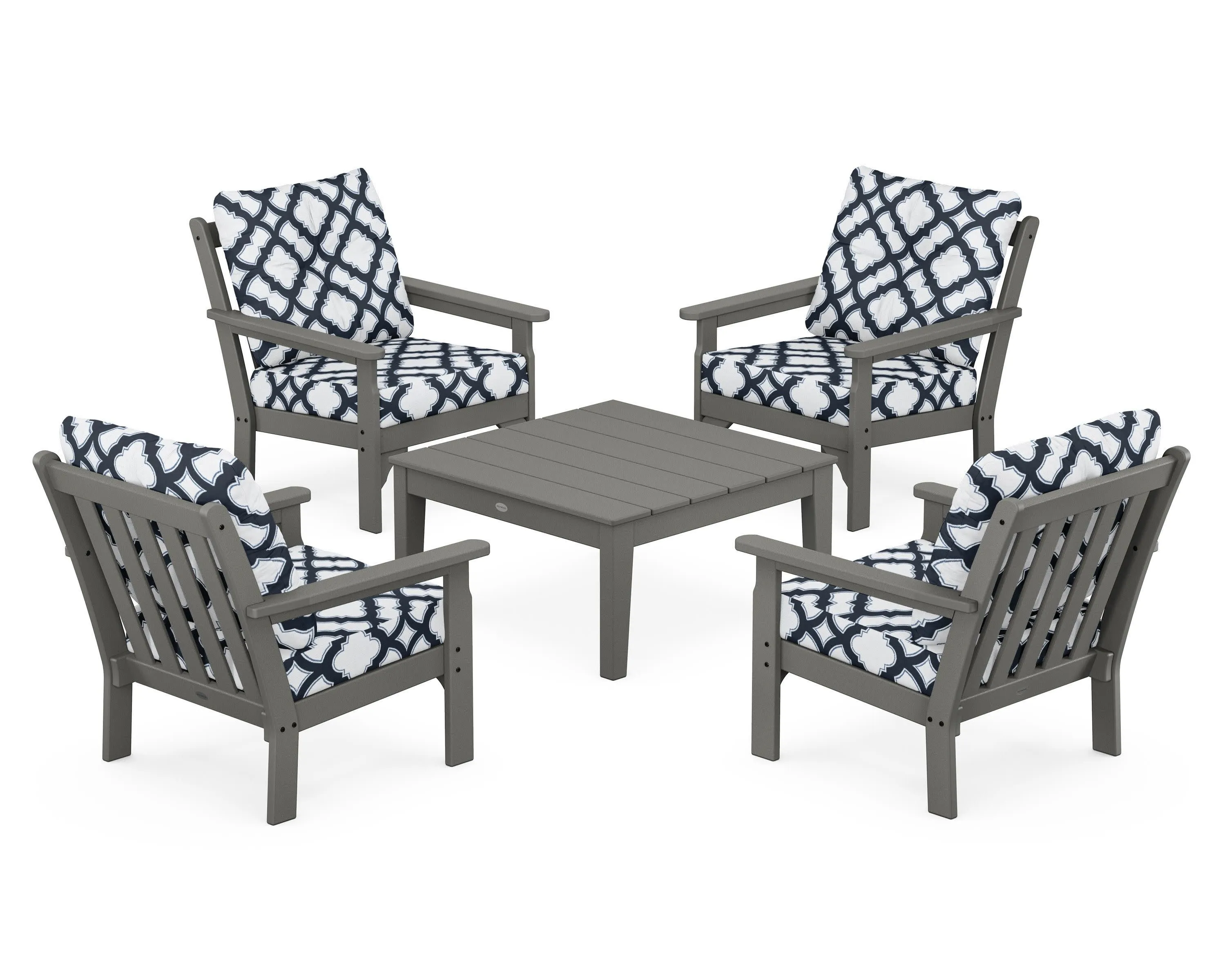 Vineyard 5-Piece Deep Seating Conversation Set