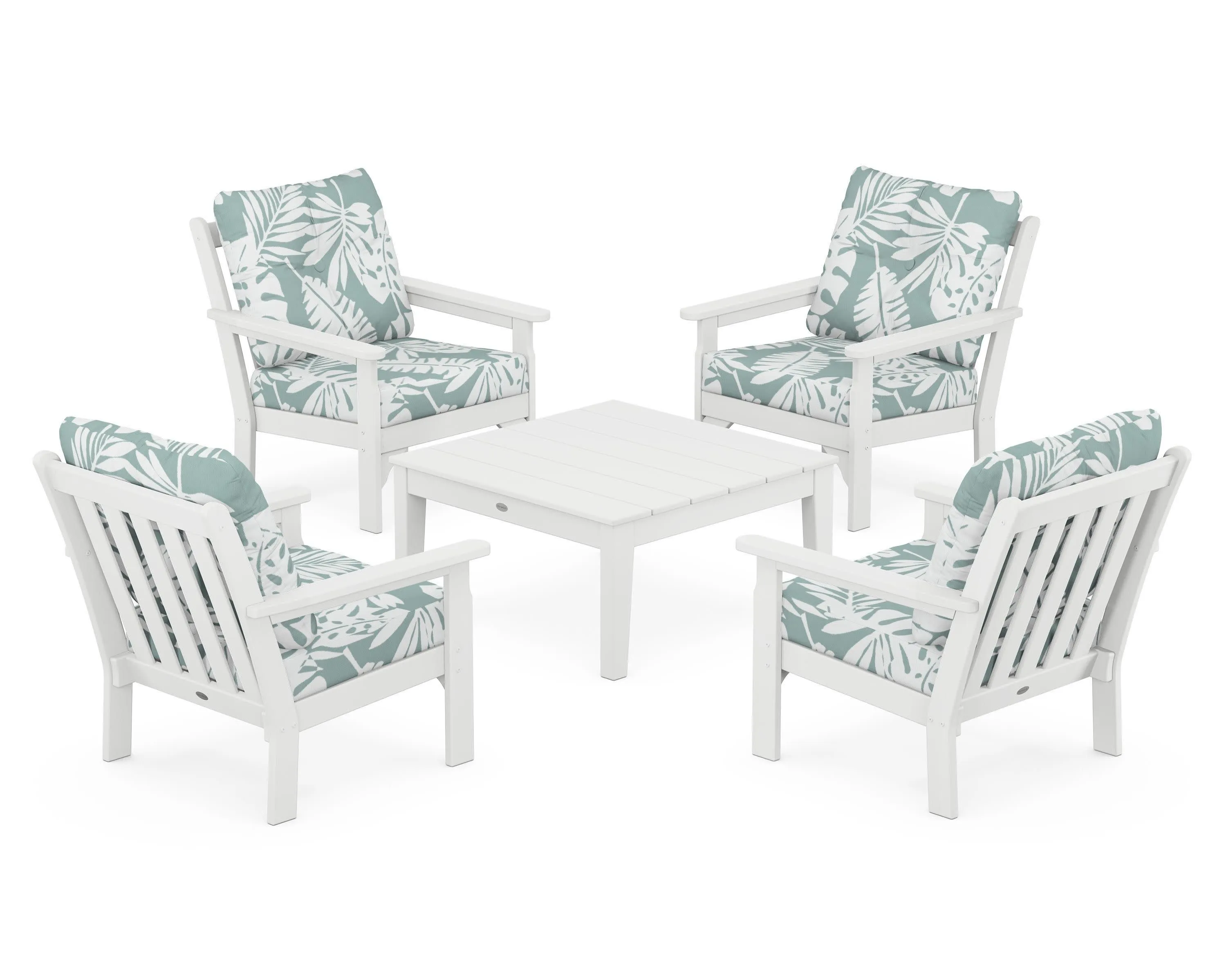Vineyard 5-Piece Deep Seating Conversation Set