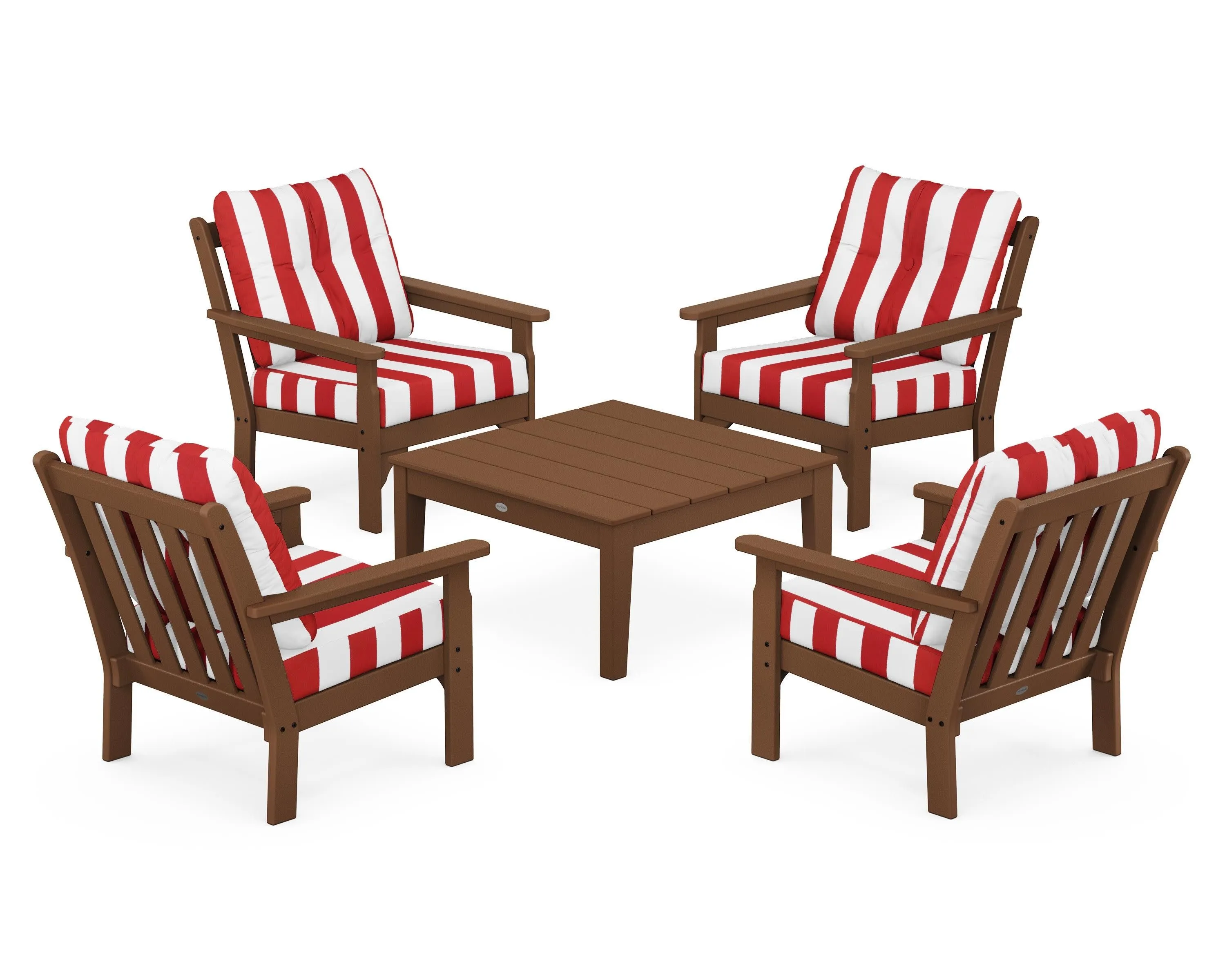 Vineyard 5-Piece Deep Seating Conversation Set