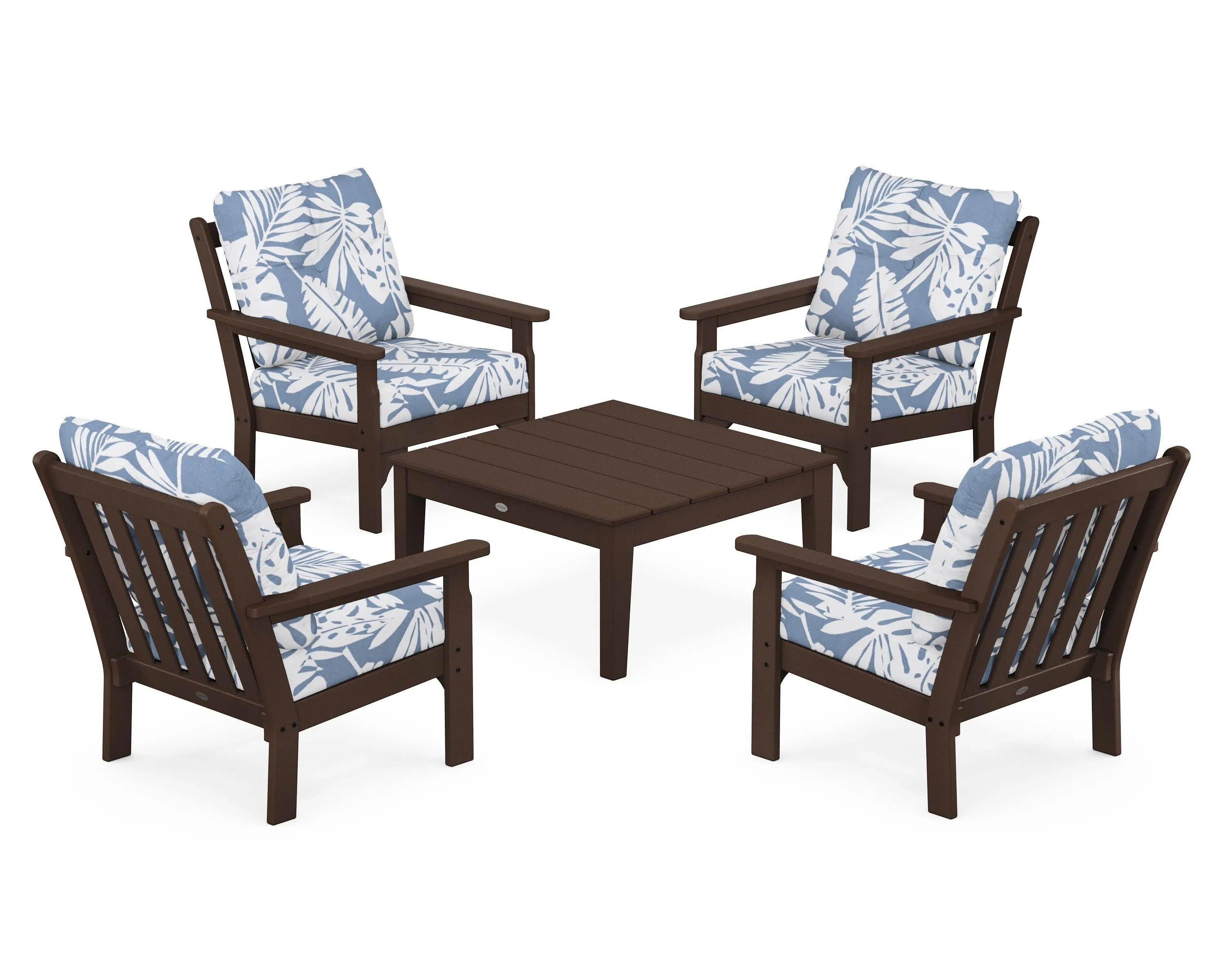 Vineyard 5-Piece Deep Seating Conversation Set