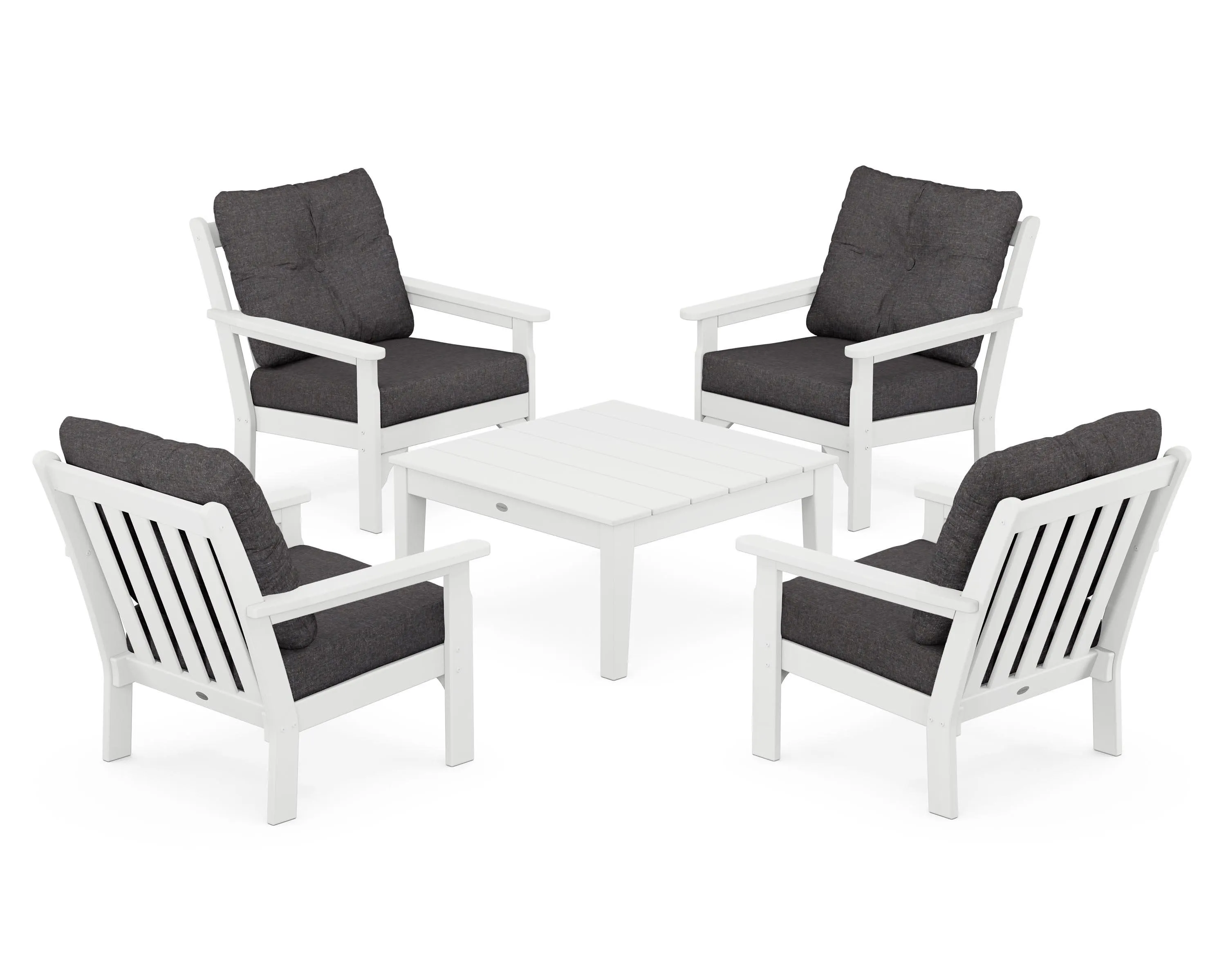 Vineyard 5-Piece Deep Seating Conversation Set