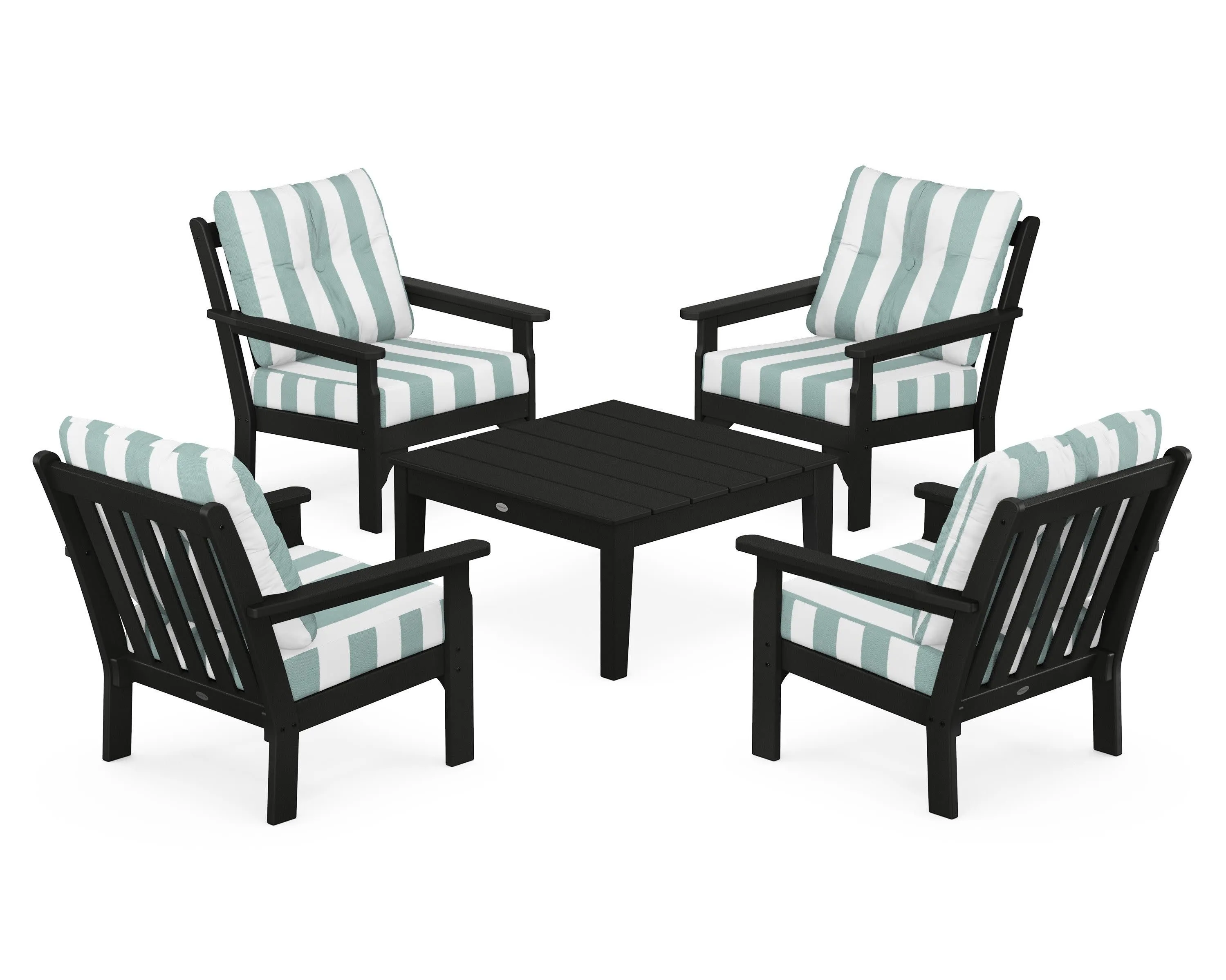 Vineyard 5-Piece Deep Seating Conversation Set