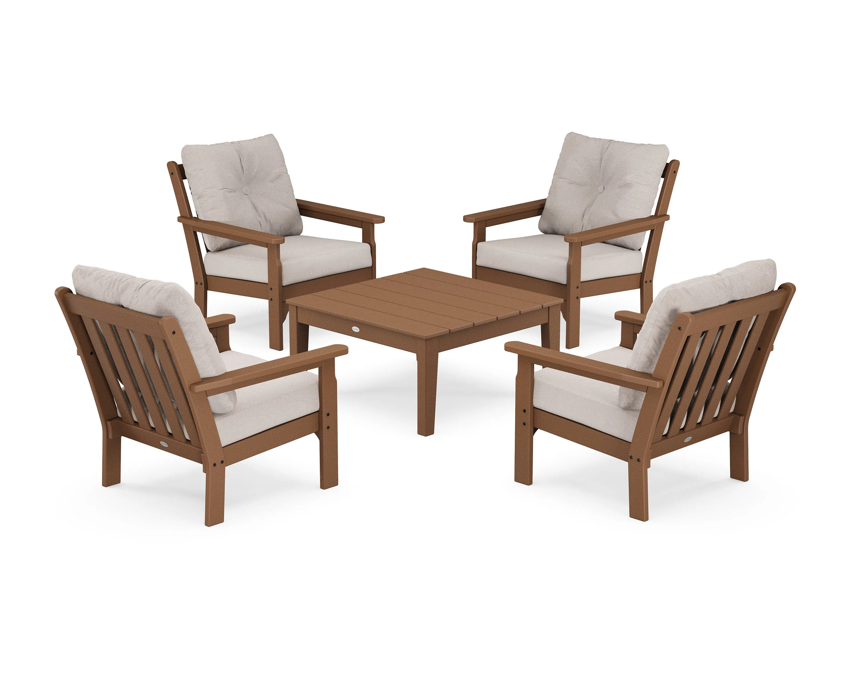Vineyard 5-Piece Deep Seating Conversation Set