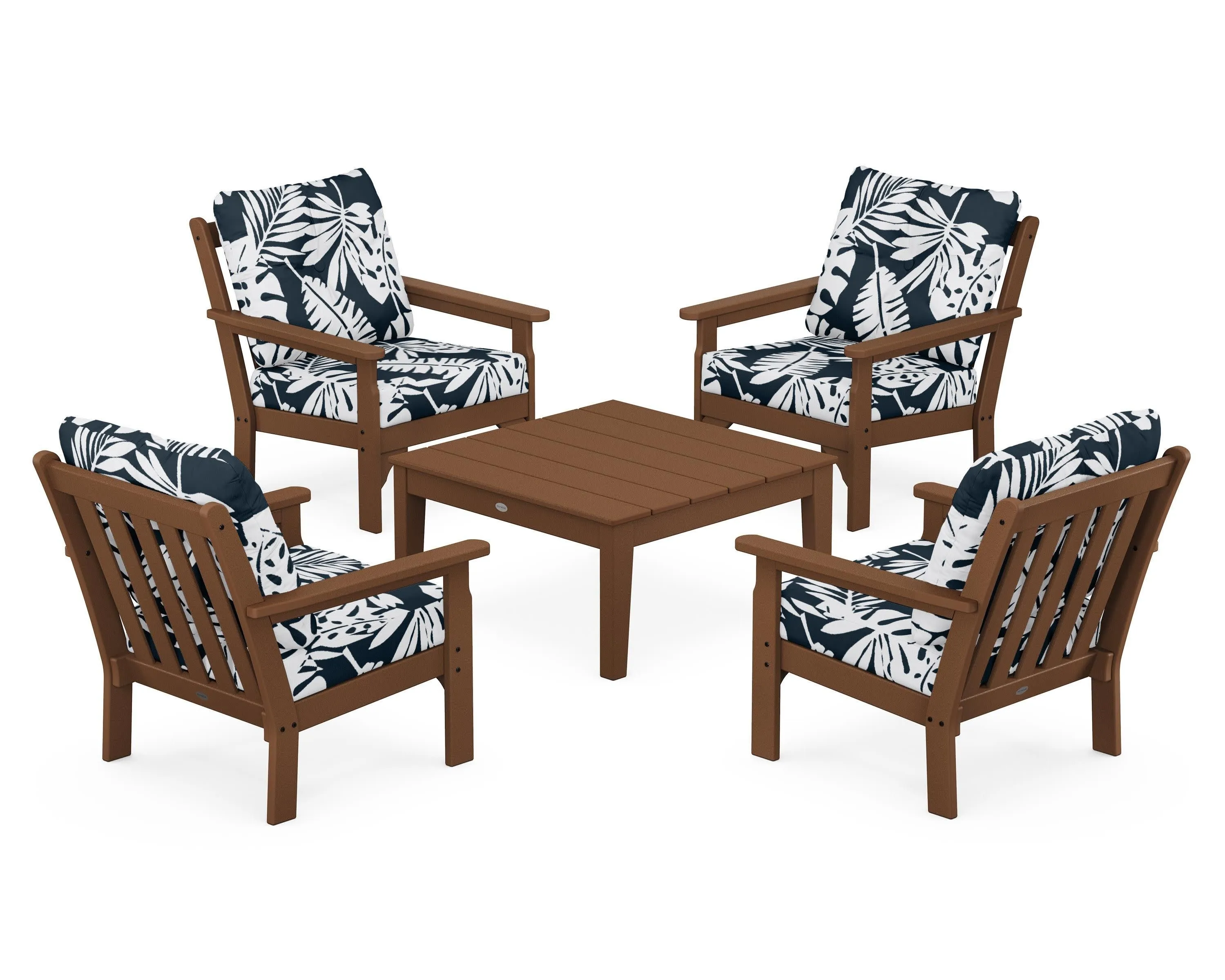 Vineyard 5-Piece Deep Seating Conversation Set