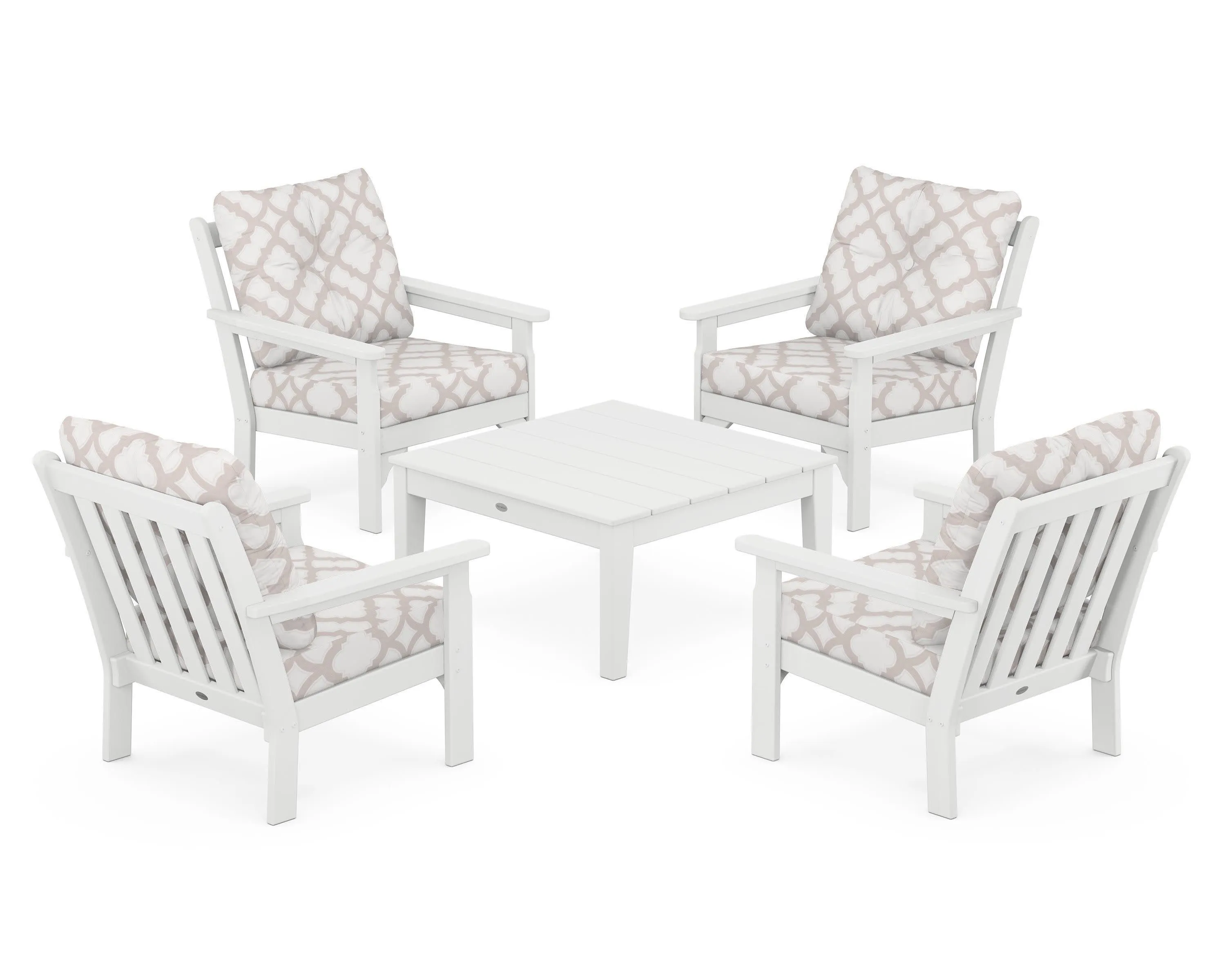 Vineyard 5-Piece Deep Seating Conversation Set