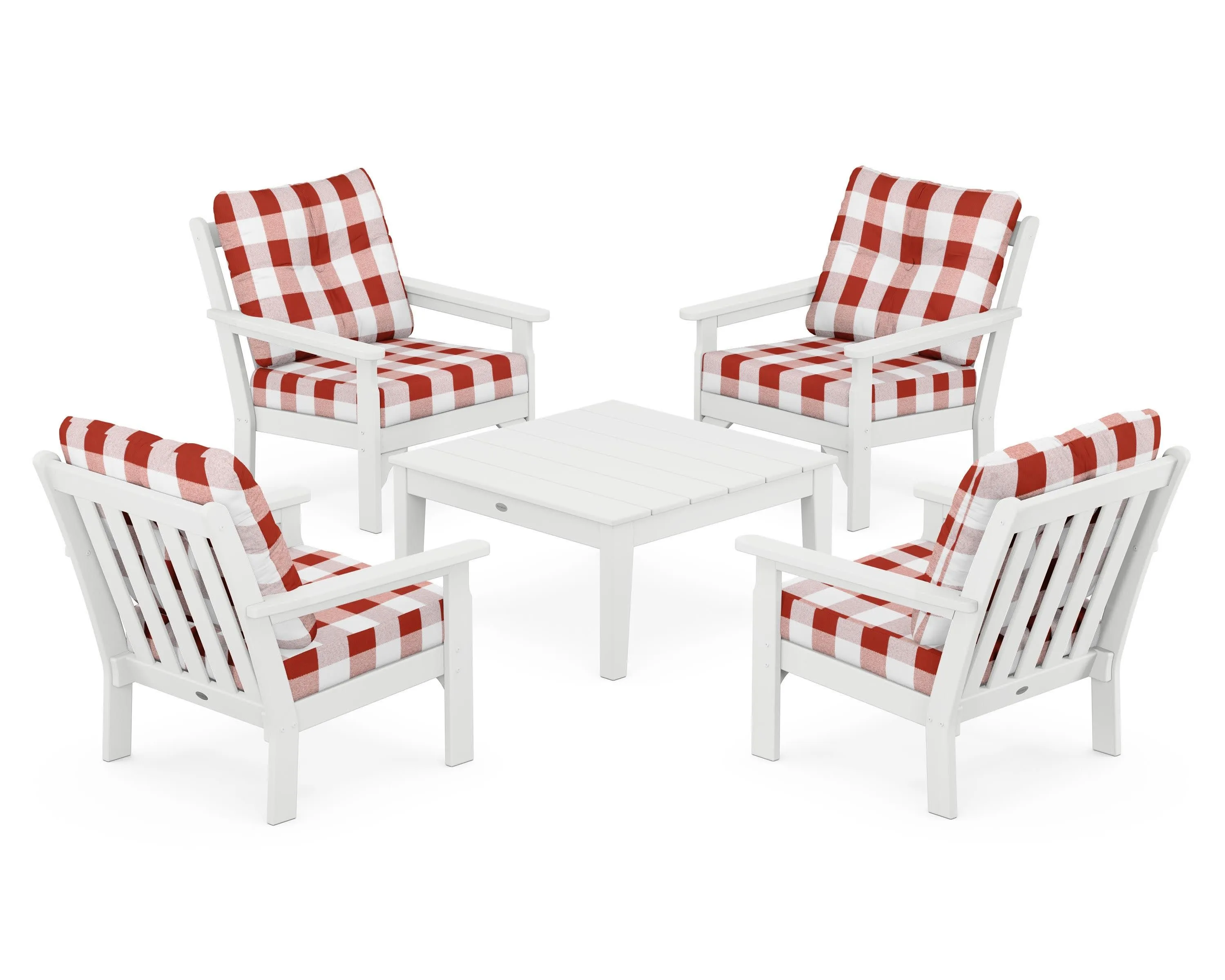 Vineyard 5-Piece Deep Seating Conversation Set