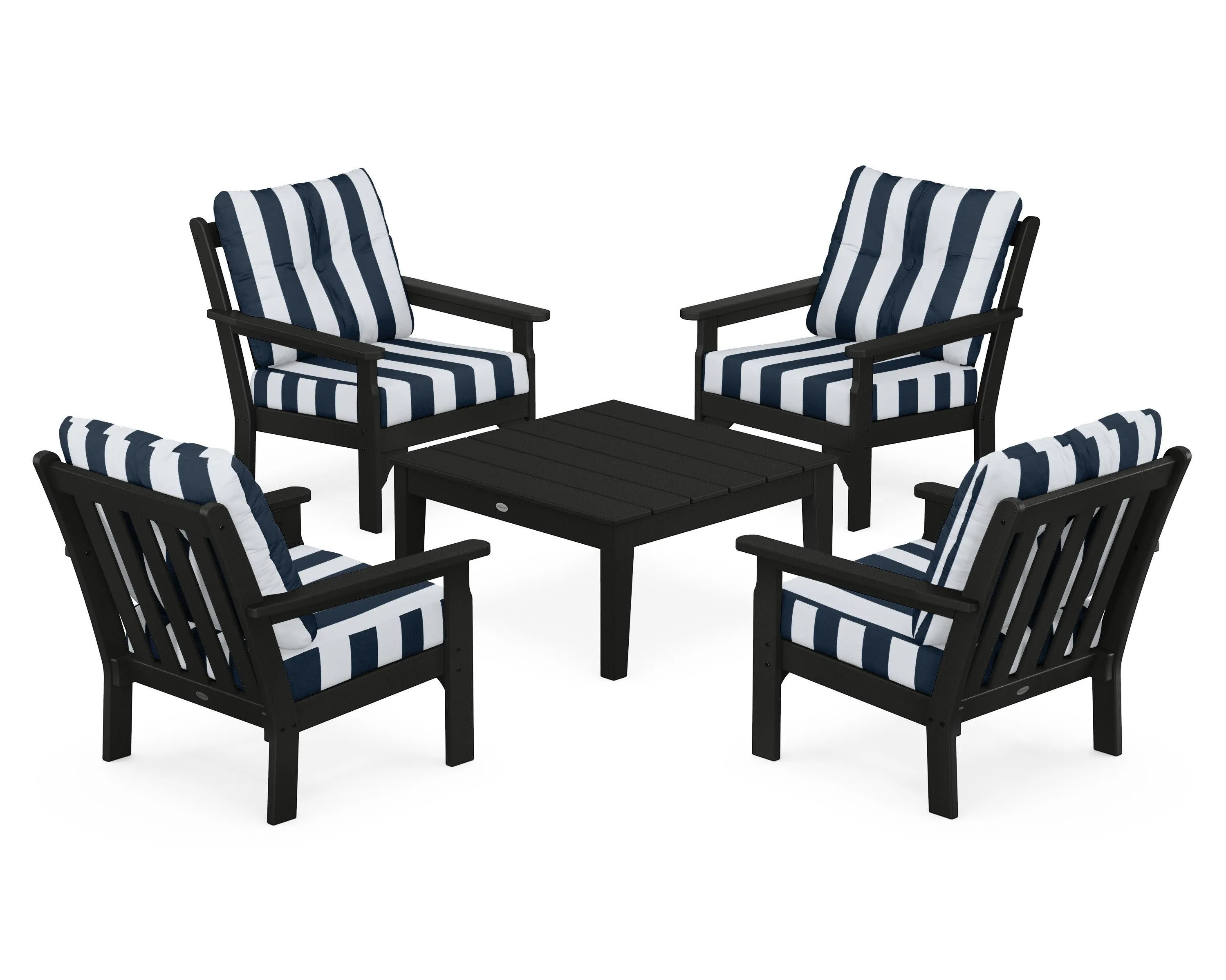 Vineyard 5-Piece Deep Seating Conversation Set