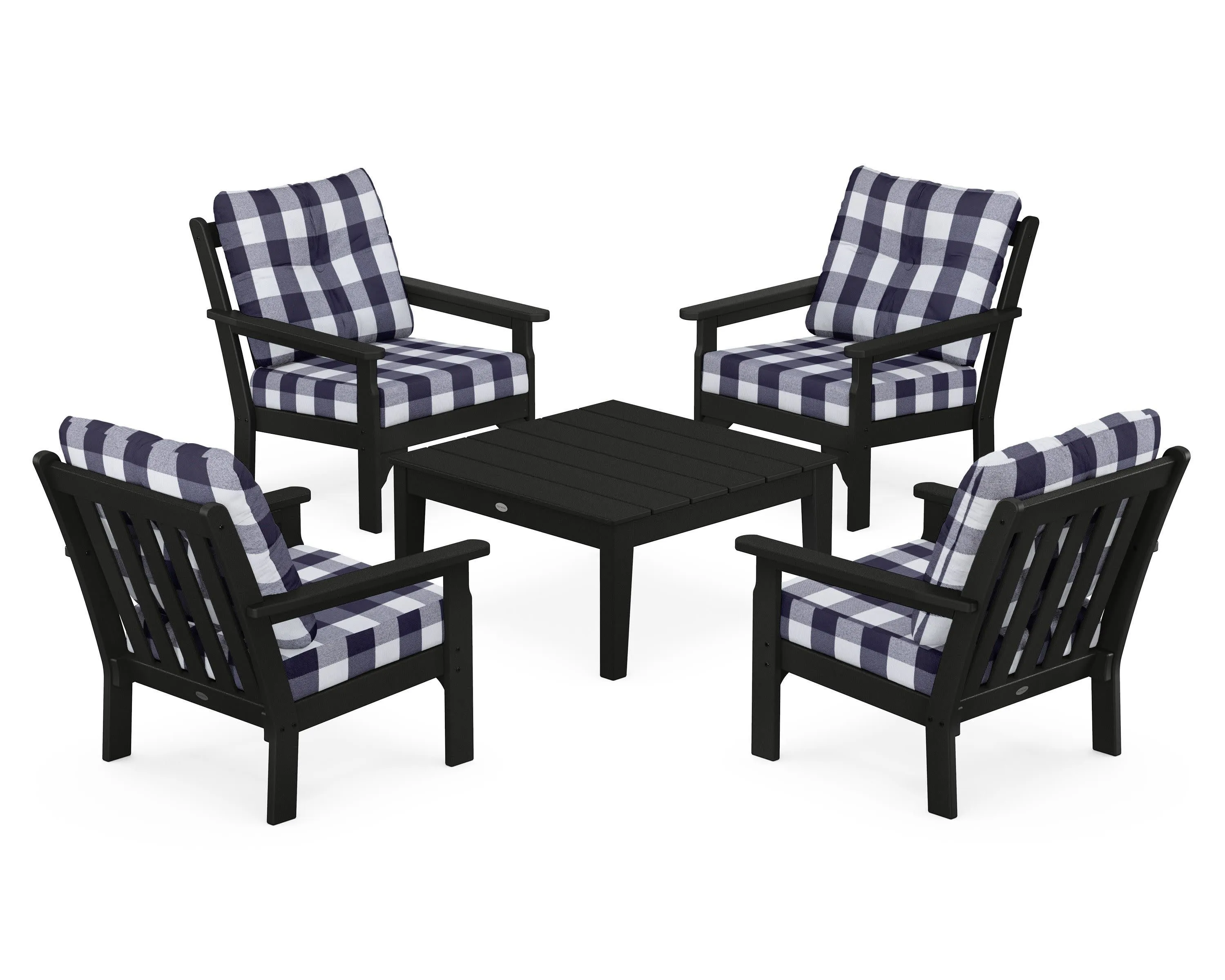 Vineyard 5-Piece Deep Seating Conversation Set