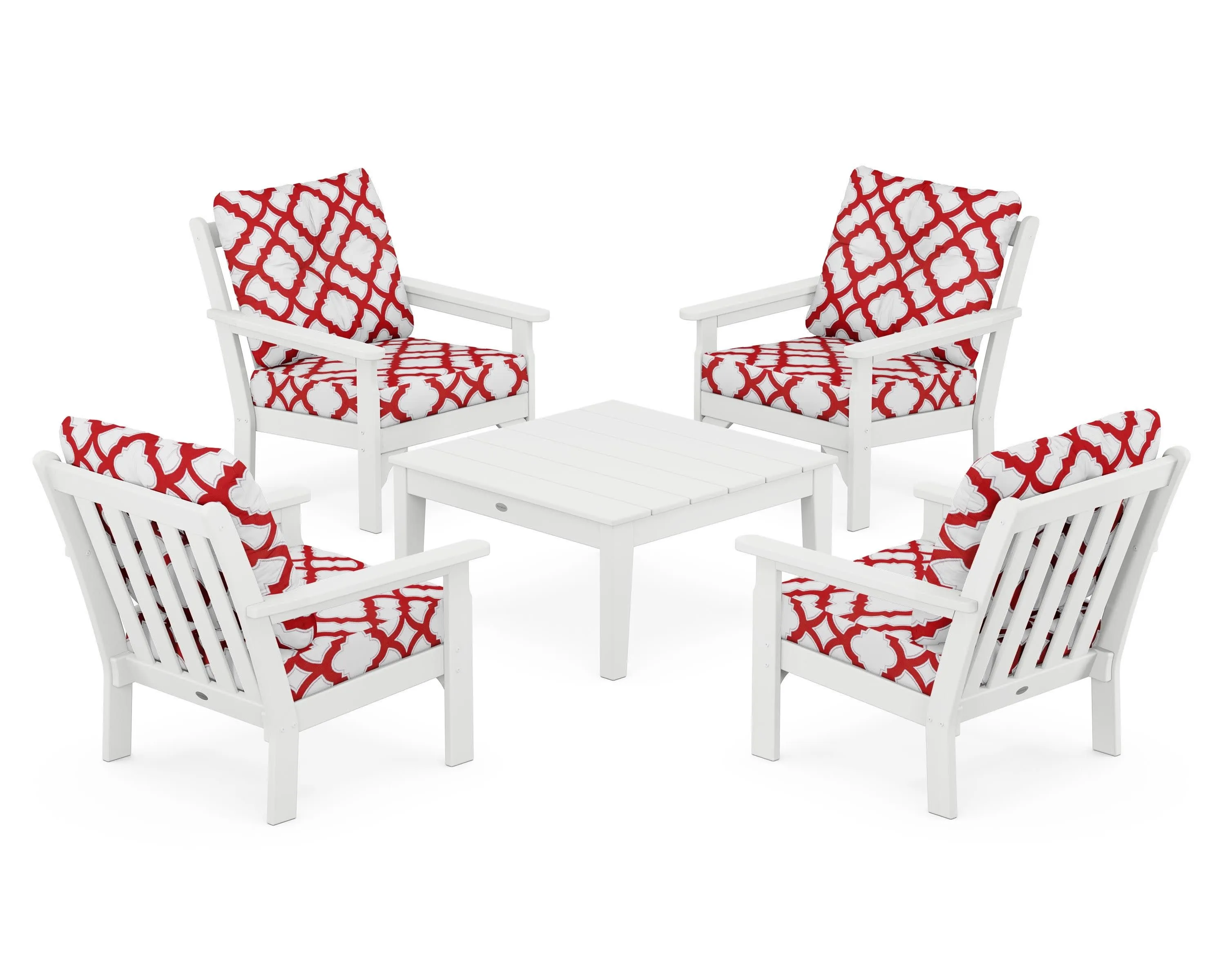 Vineyard 5-Piece Deep Seating Conversation Set