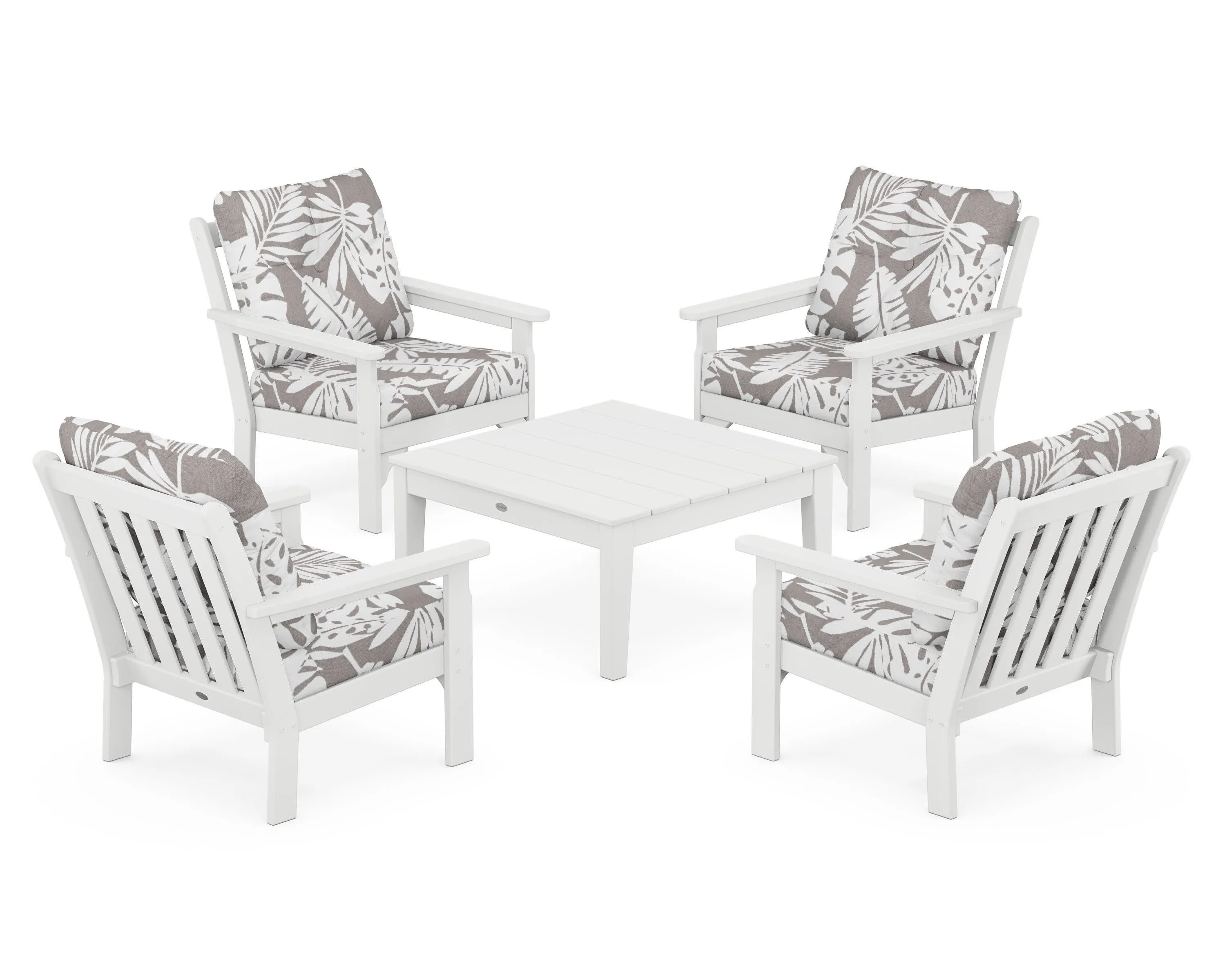 Vineyard 5-Piece Deep Seating Conversation Set
