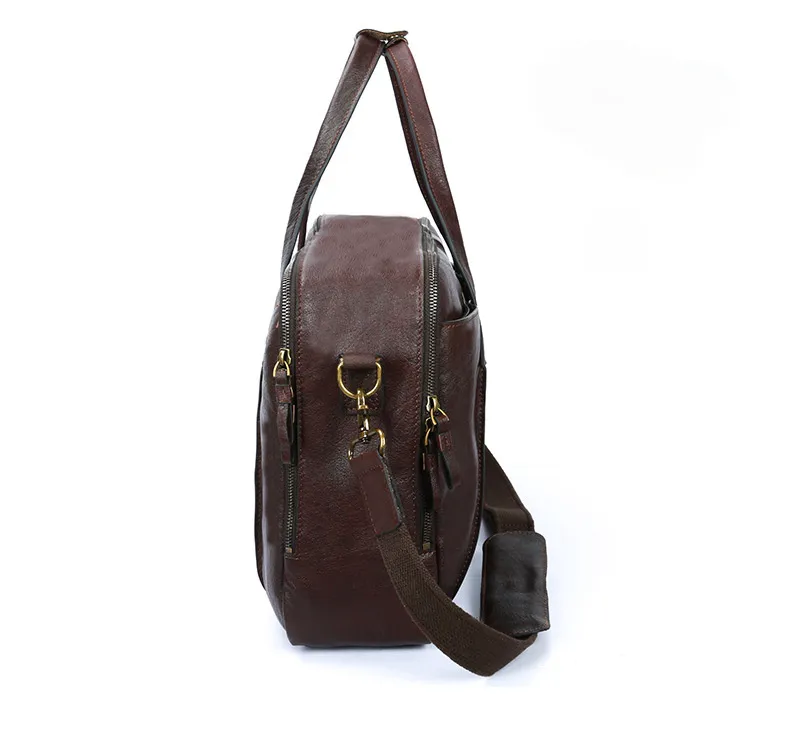 Vintage Leather Portable Briefcase
