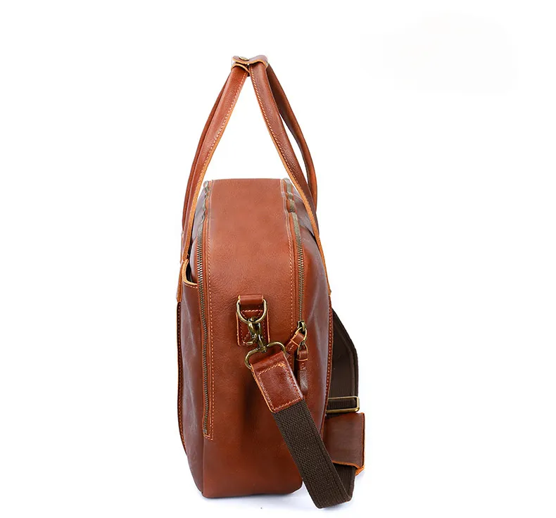 Vintage Leather Portable Briefcase