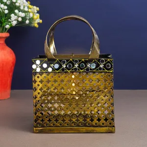 Vira Handcrafted Bag Shaped Tealight Candle Holder