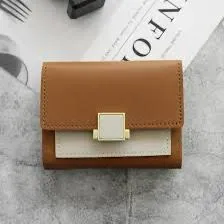 Women Short Wallet Business Card Coin Purse Leather Change Pocket Card Holder   S4524176